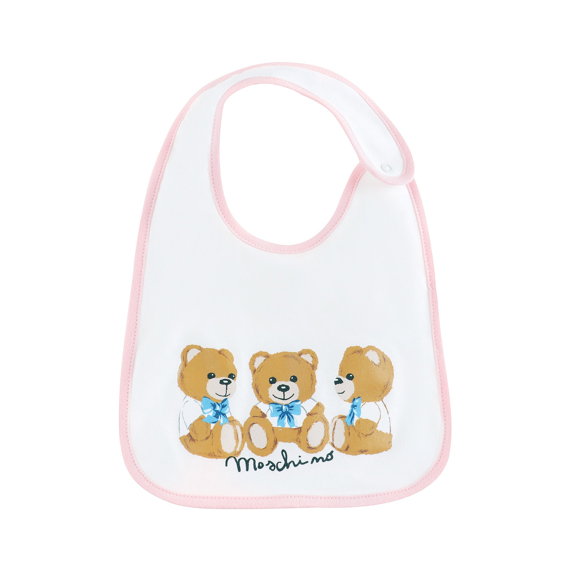 Baby Boys & Girls Pink Printed Cotton Babysuit Set