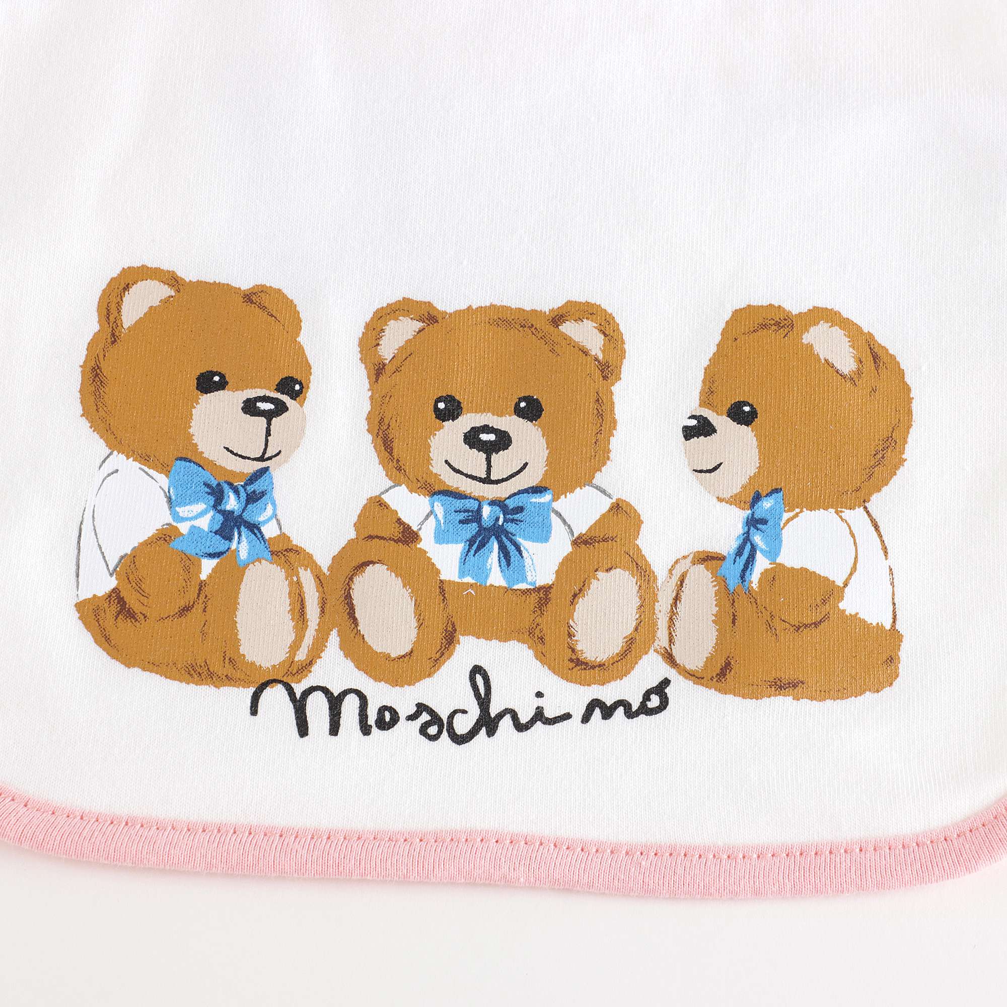 Baby Boys & Girls Pink Printed Cotton Babysuit Set