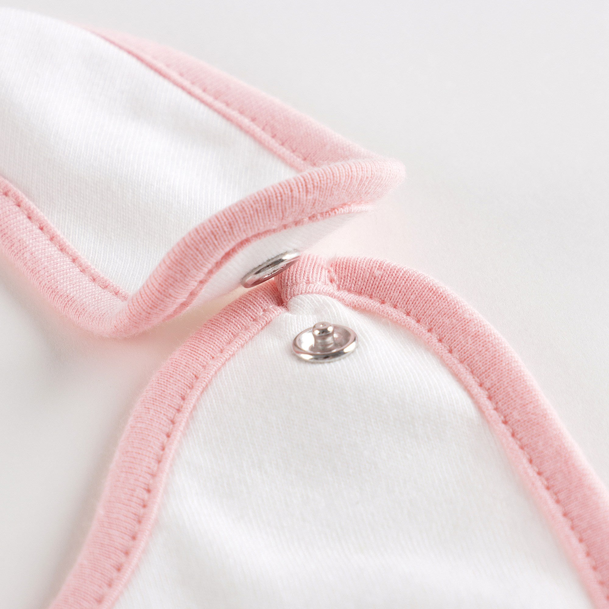 Baby Boys & Girls Pink Printed Cotton Babysuit Set