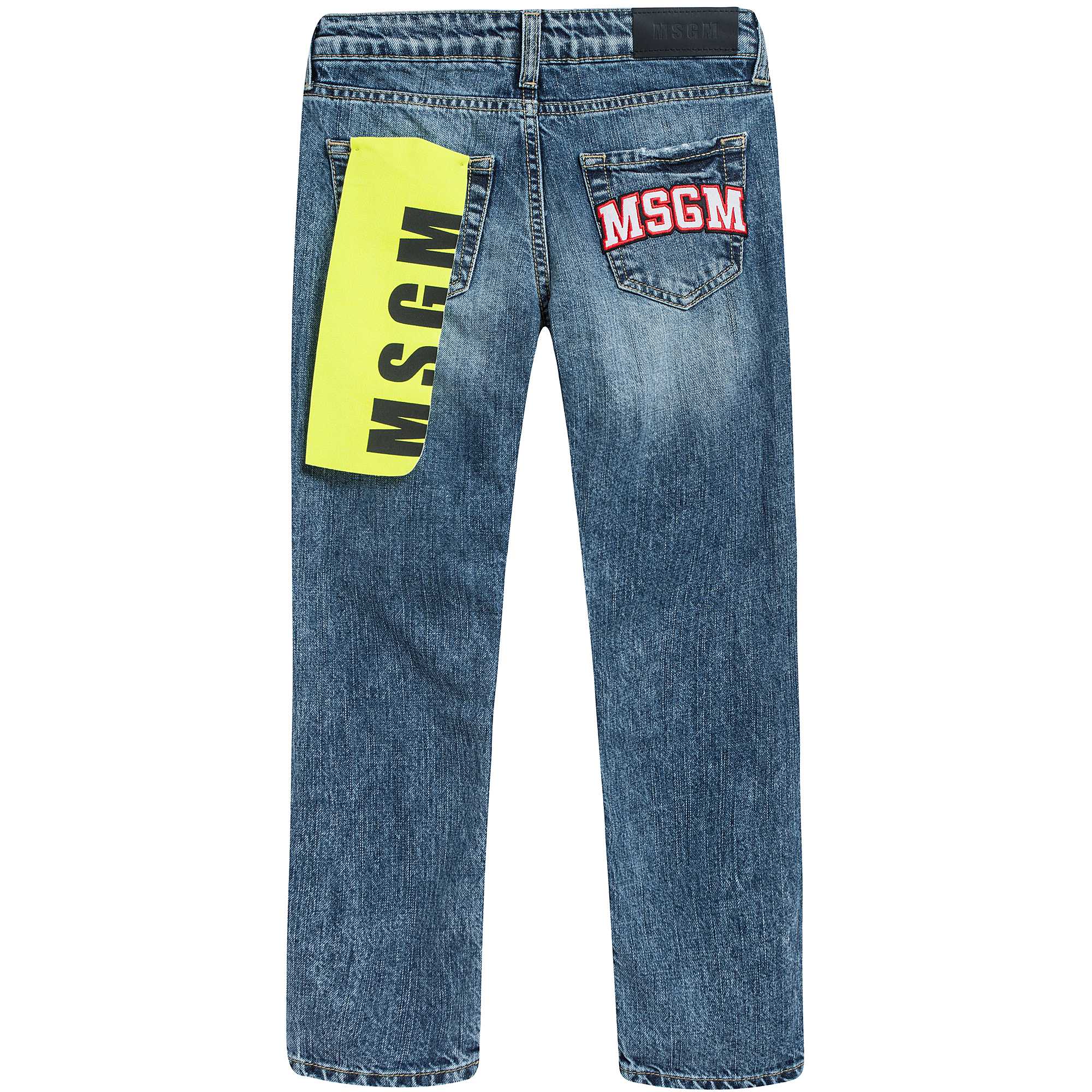 Boys Denim Blue Cotton Jeans