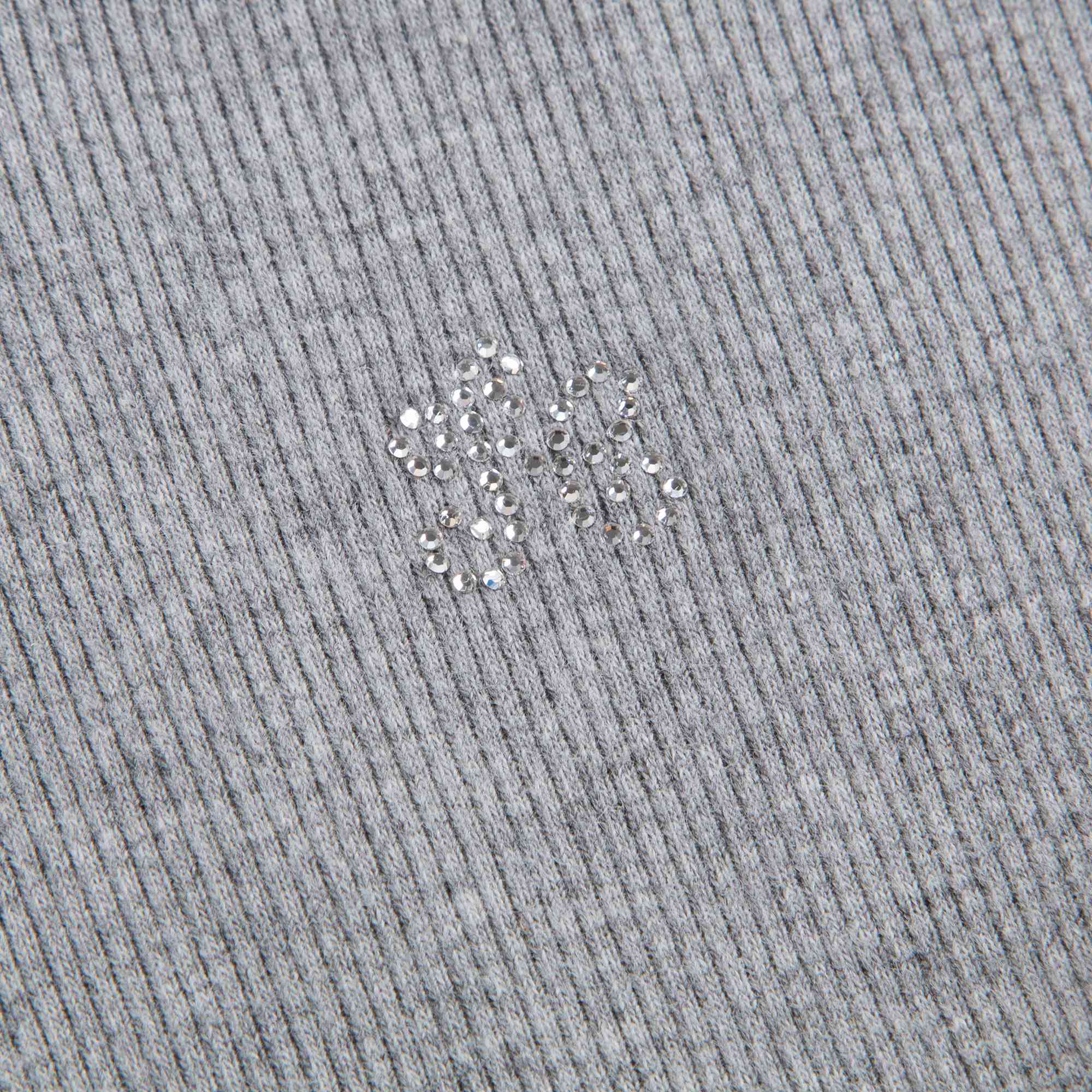 Girls Chine Grey Cotton Pullover