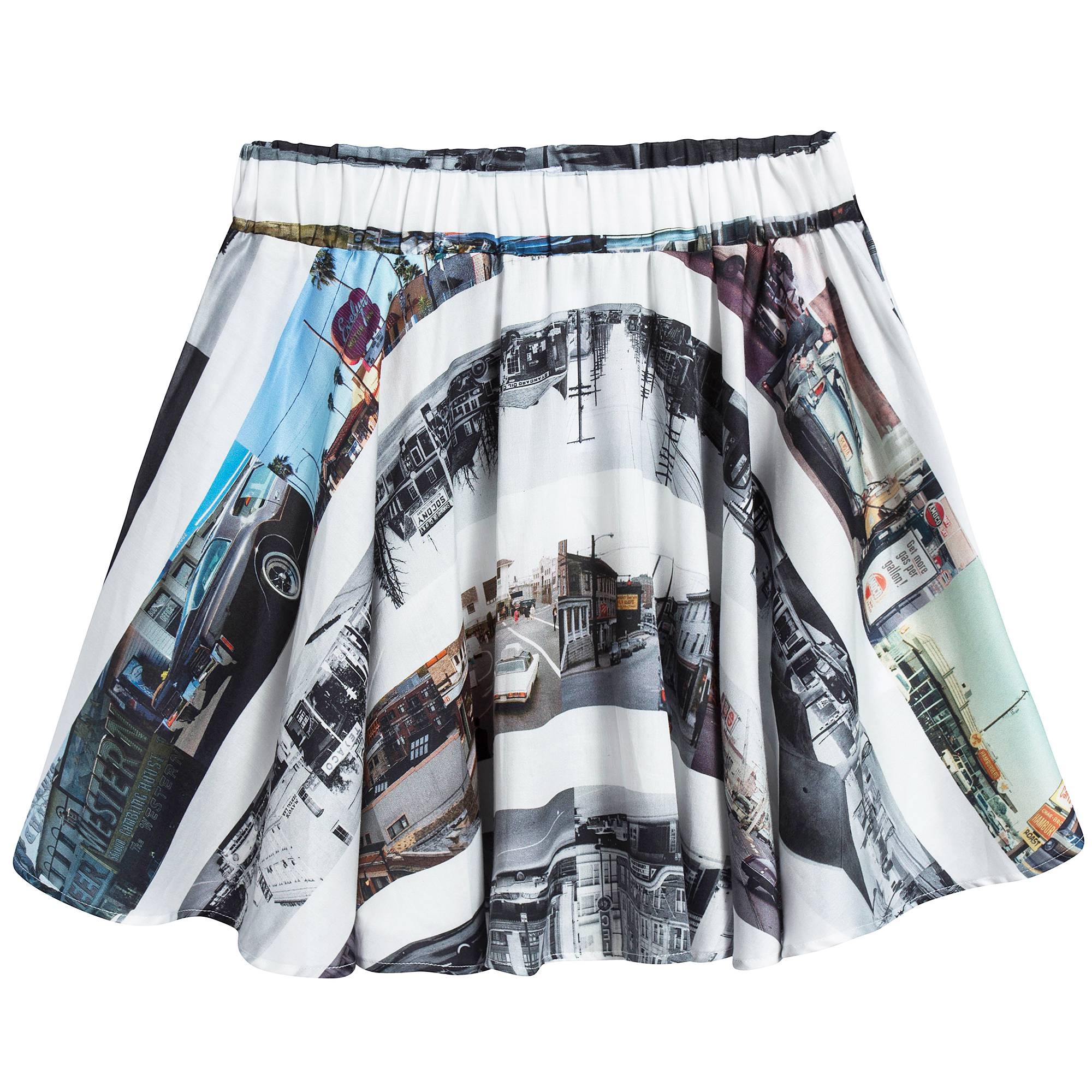Girls On The Road Cotton Skirt