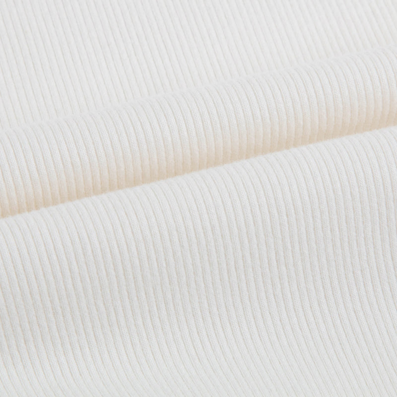 Girls White Cotton Pullover