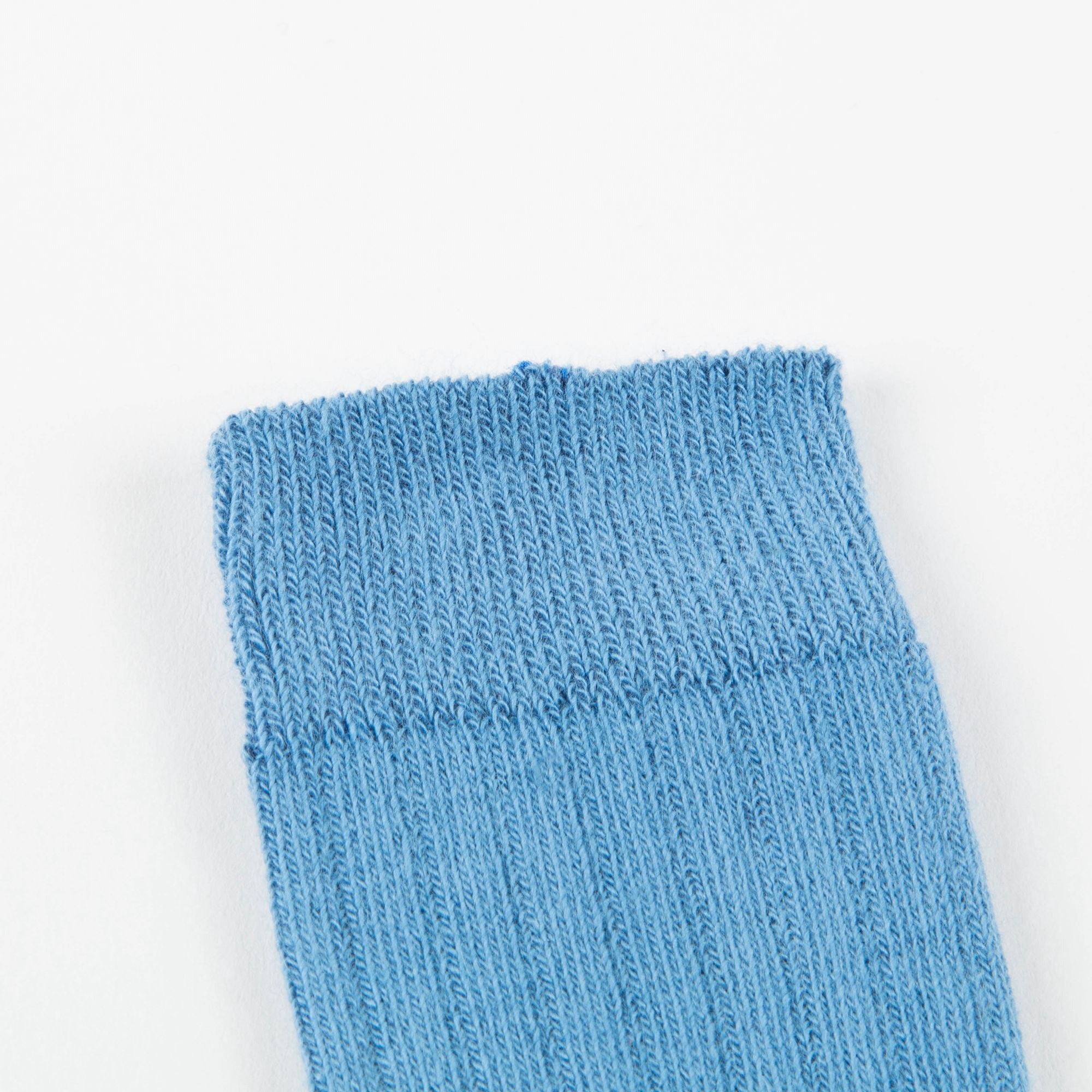Girls Soft Blue Cotton Knitwear Socks