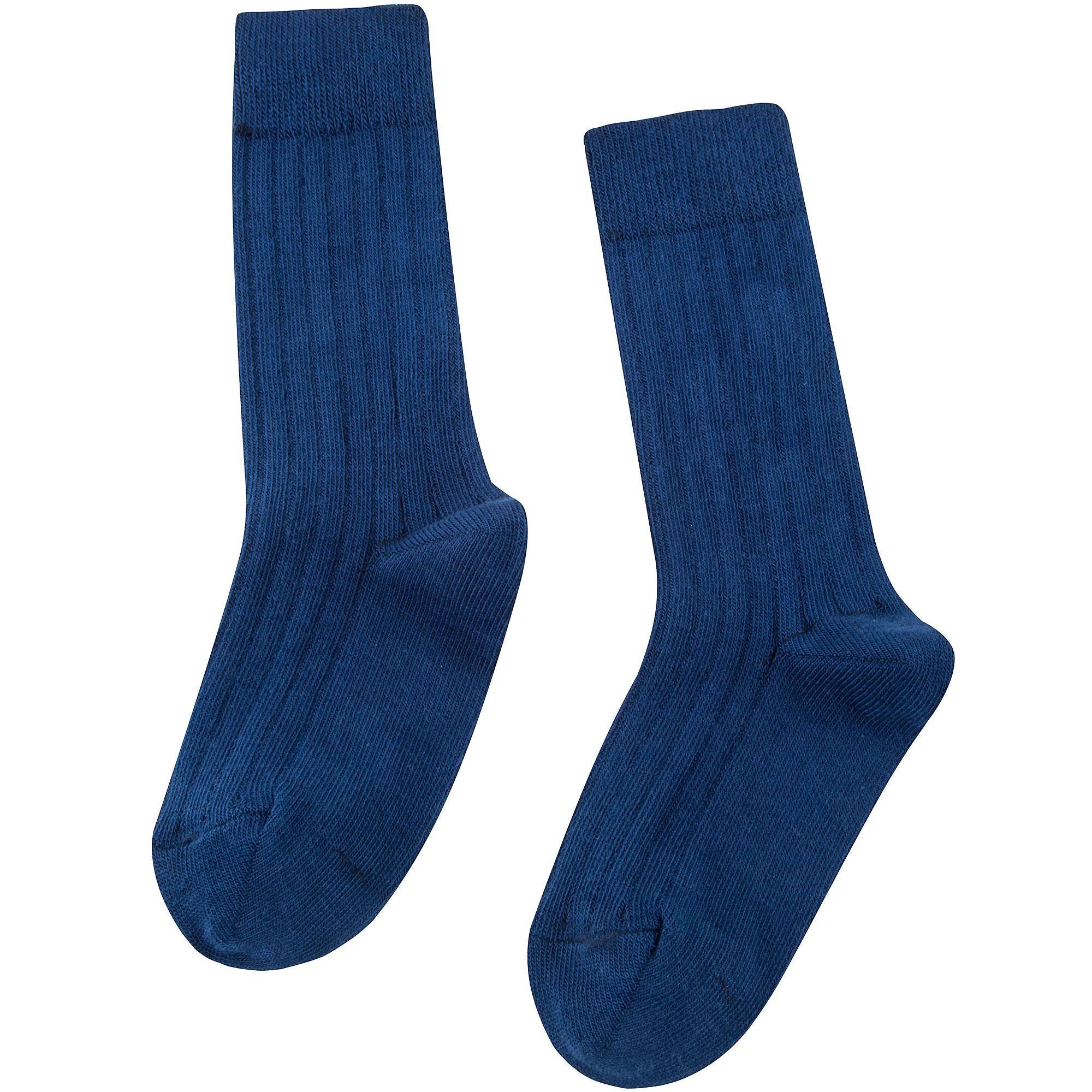 Girls Rich Blue Cotton Knitwear Socks