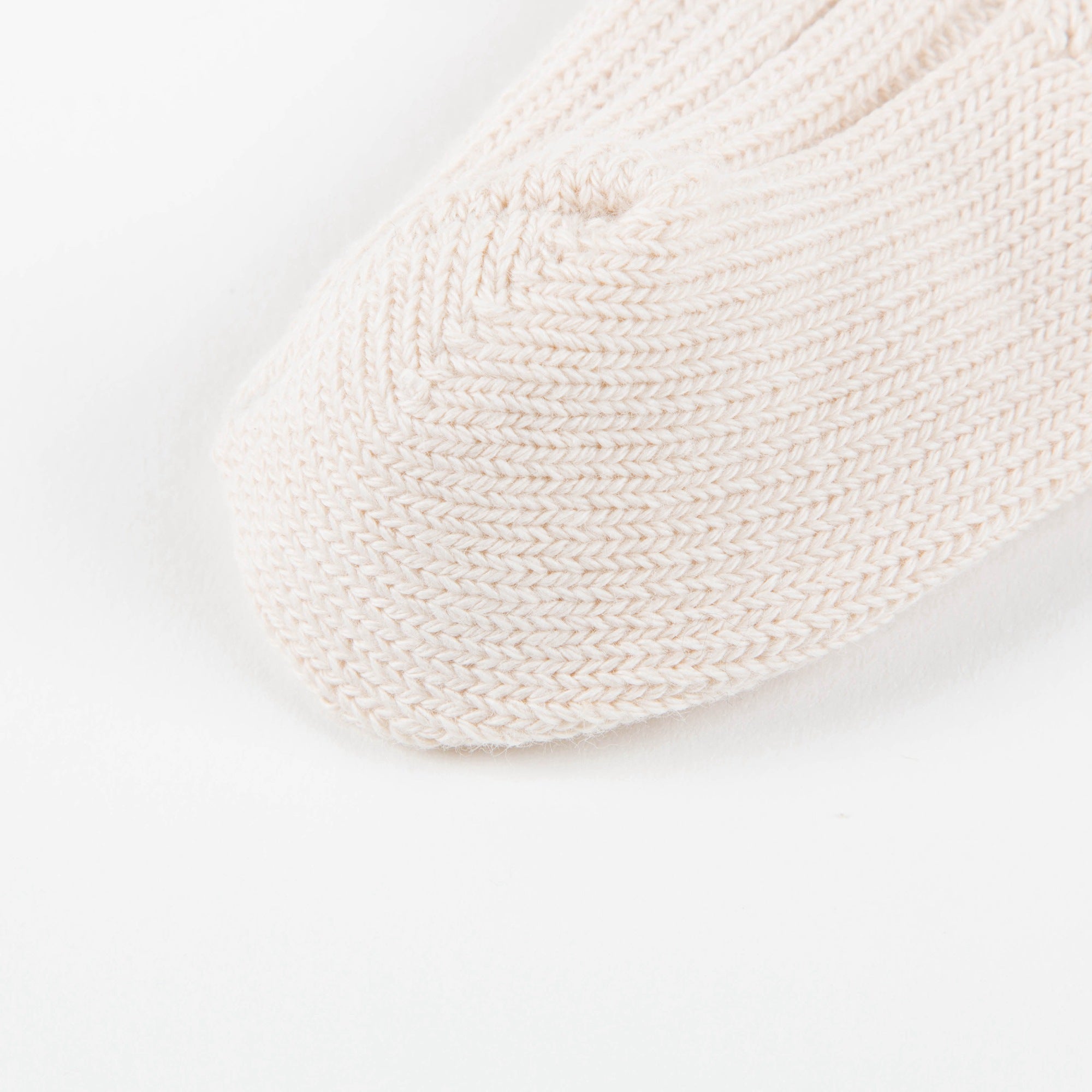 Baby Ecru Cotton Knitwear Socks