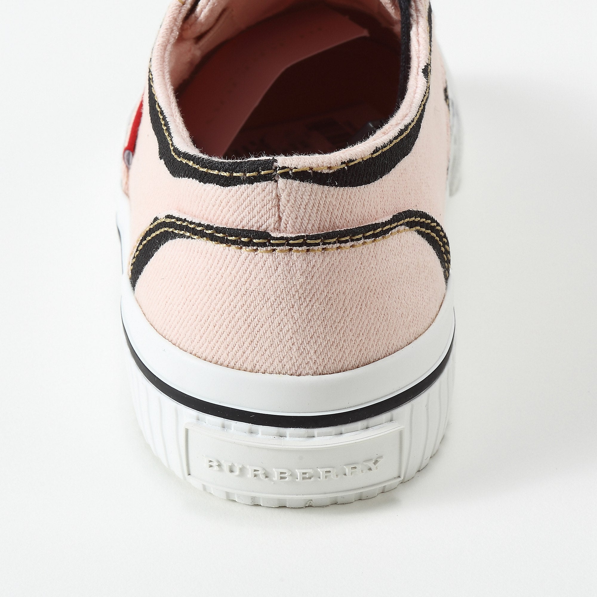 Baby Girls Pale Rose Pink Cotton Trainers
