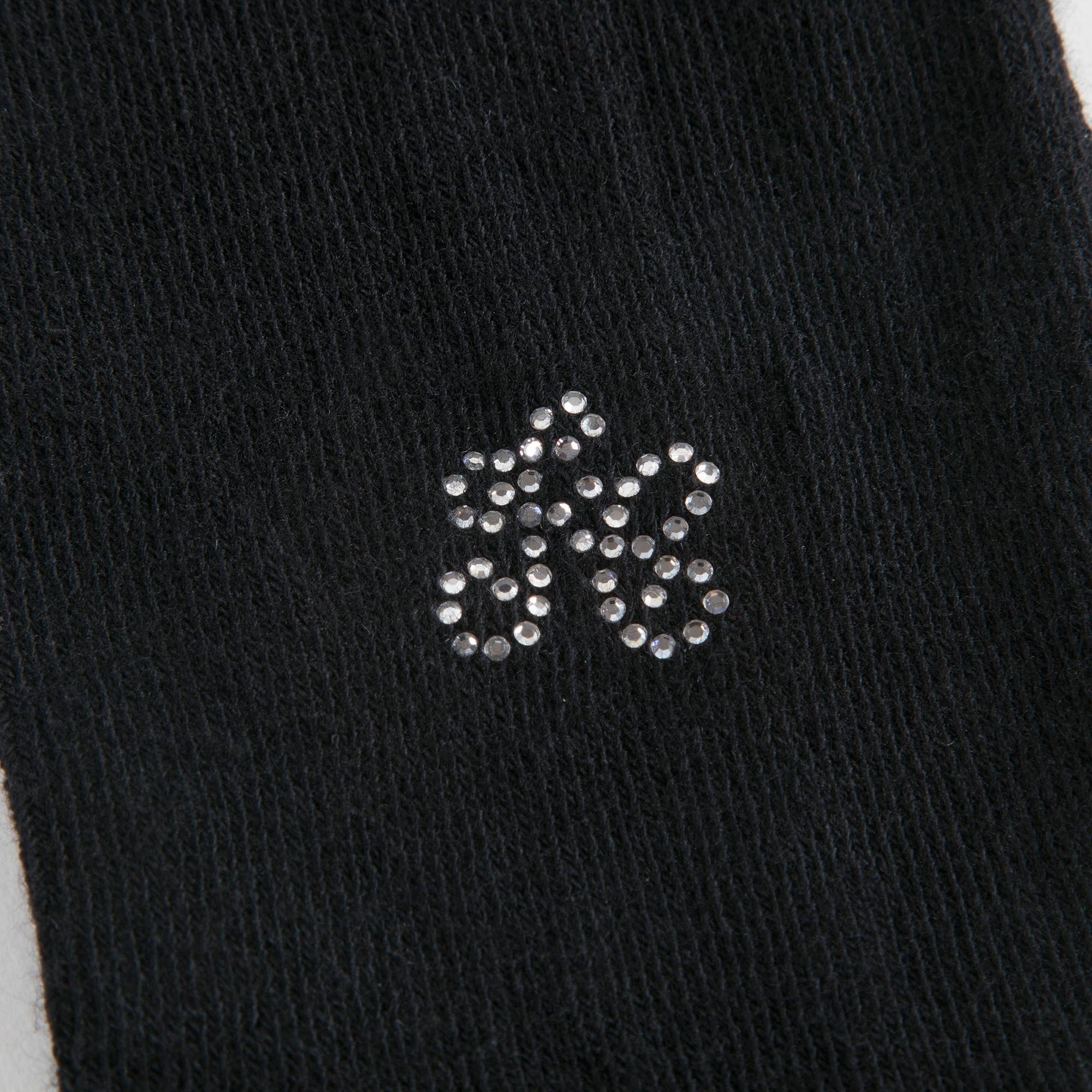 Girls Black Cotton Tights