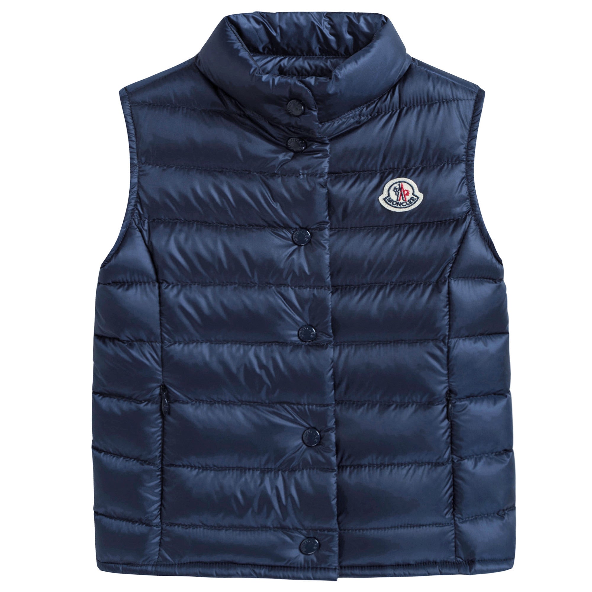 Girls Navy Blue 'Liane' Down Padded Gilet