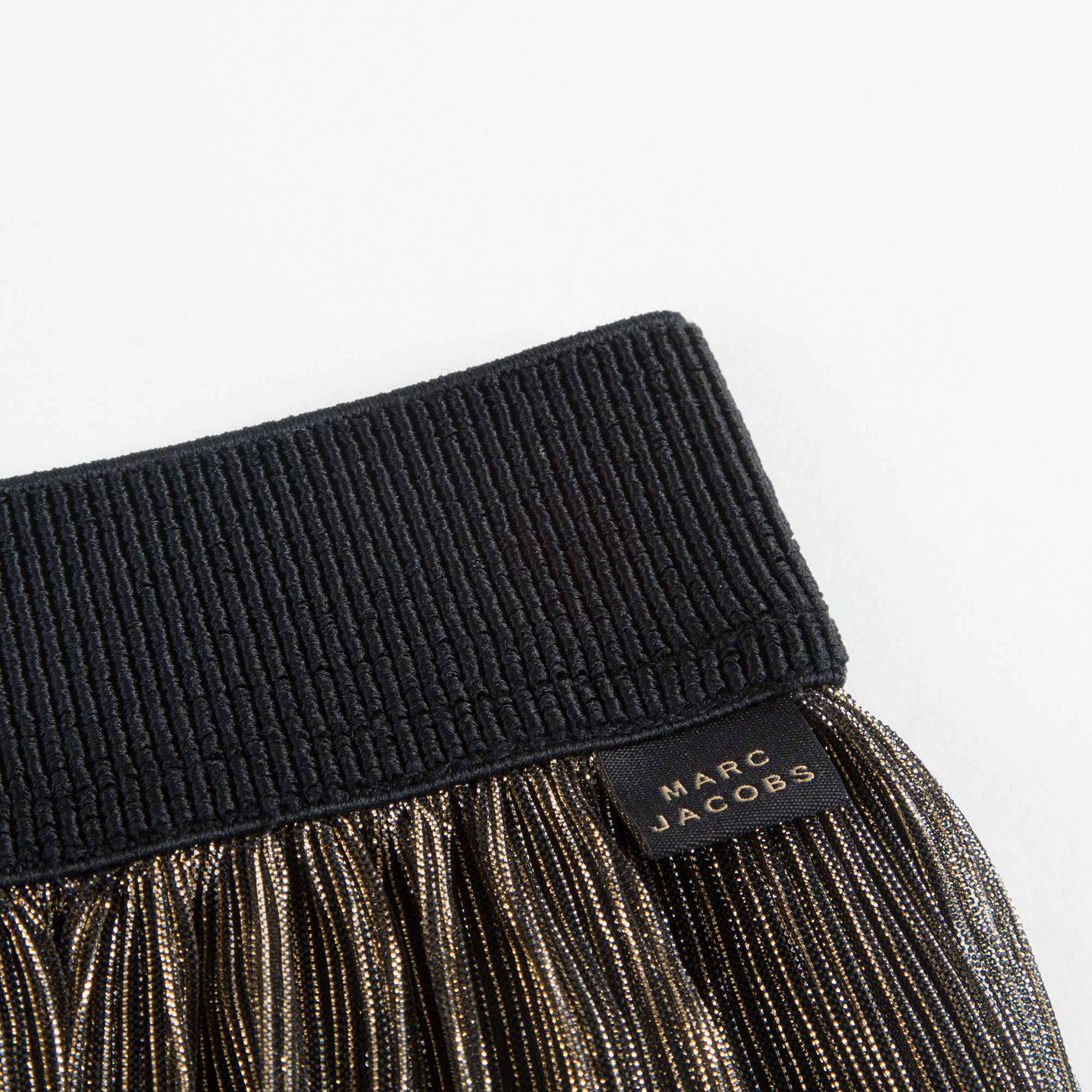 Girls Black & Gold Skirt