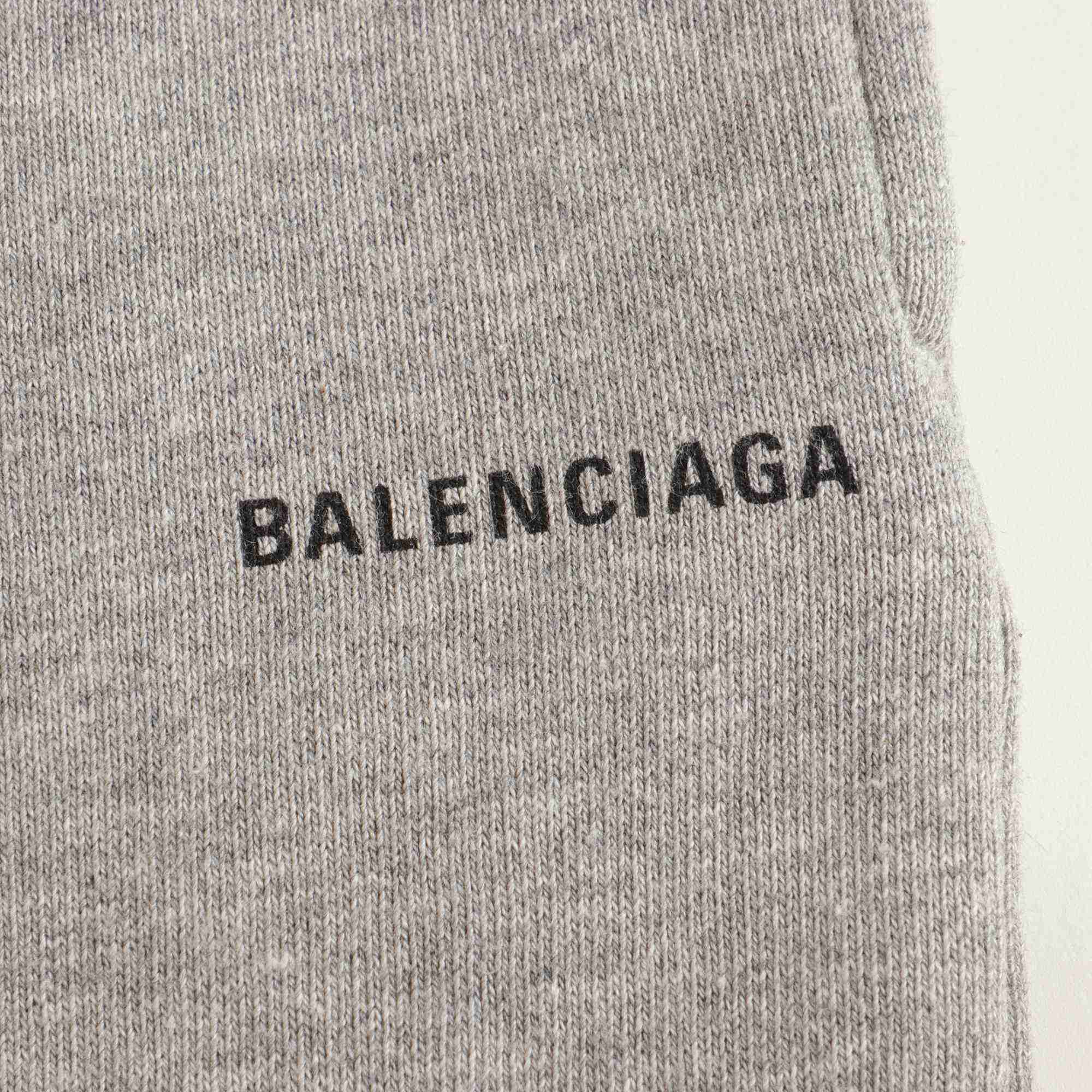 Boys Grey Logo Cotton Sweatpants
