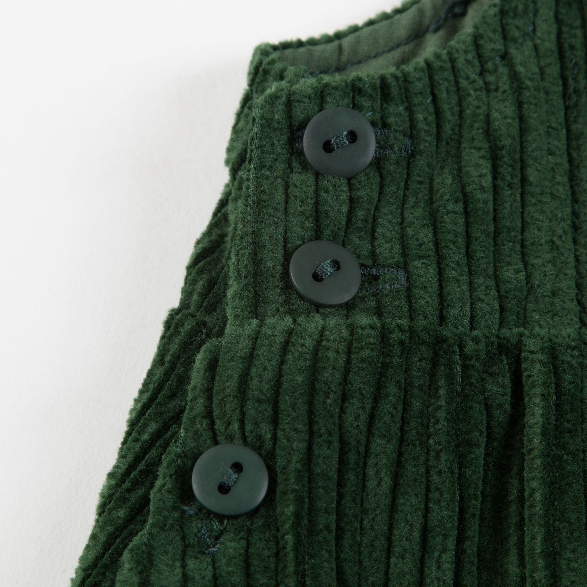 Baby Green Cotton Woven Romper