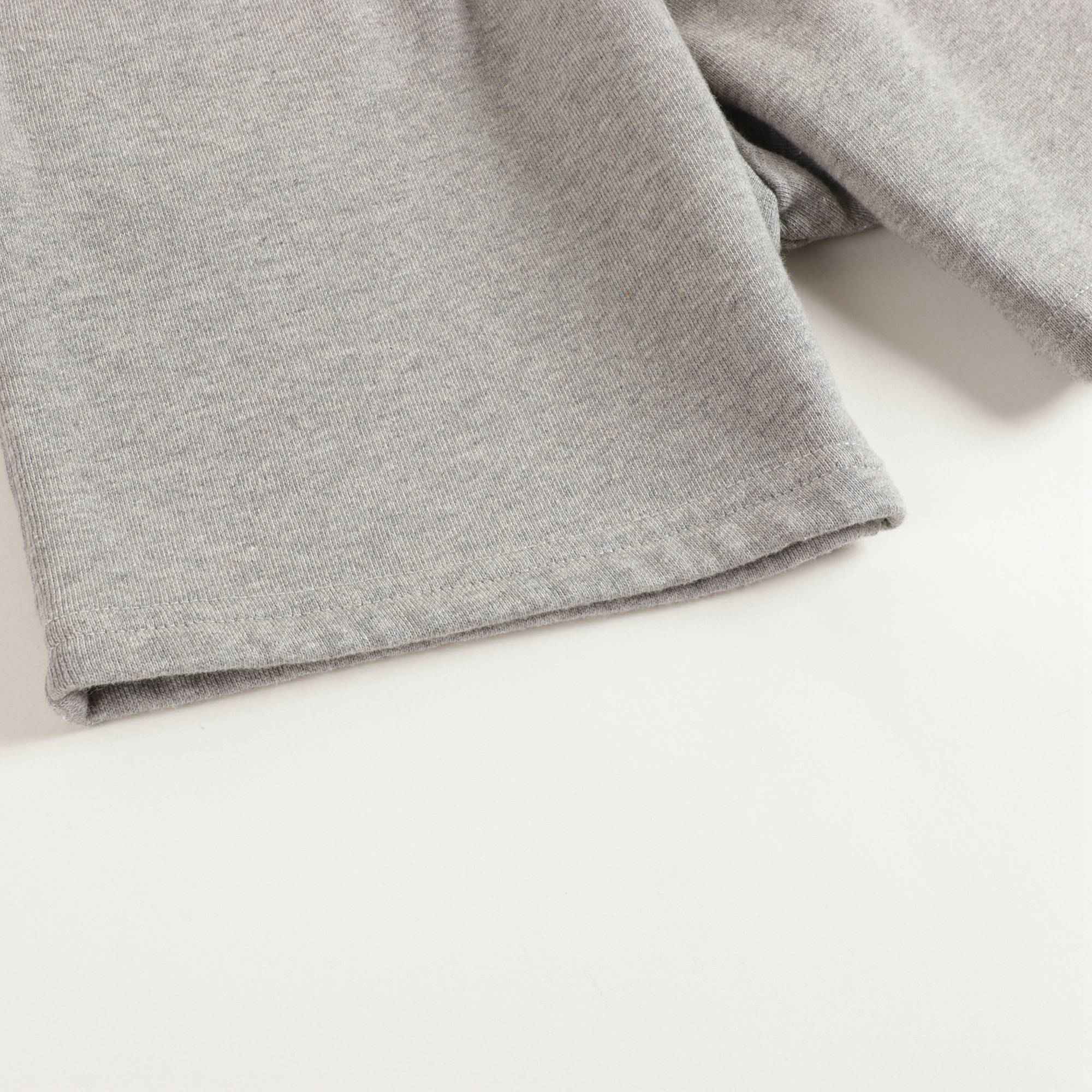 Boys Grey Logo Cotton Sweatpants