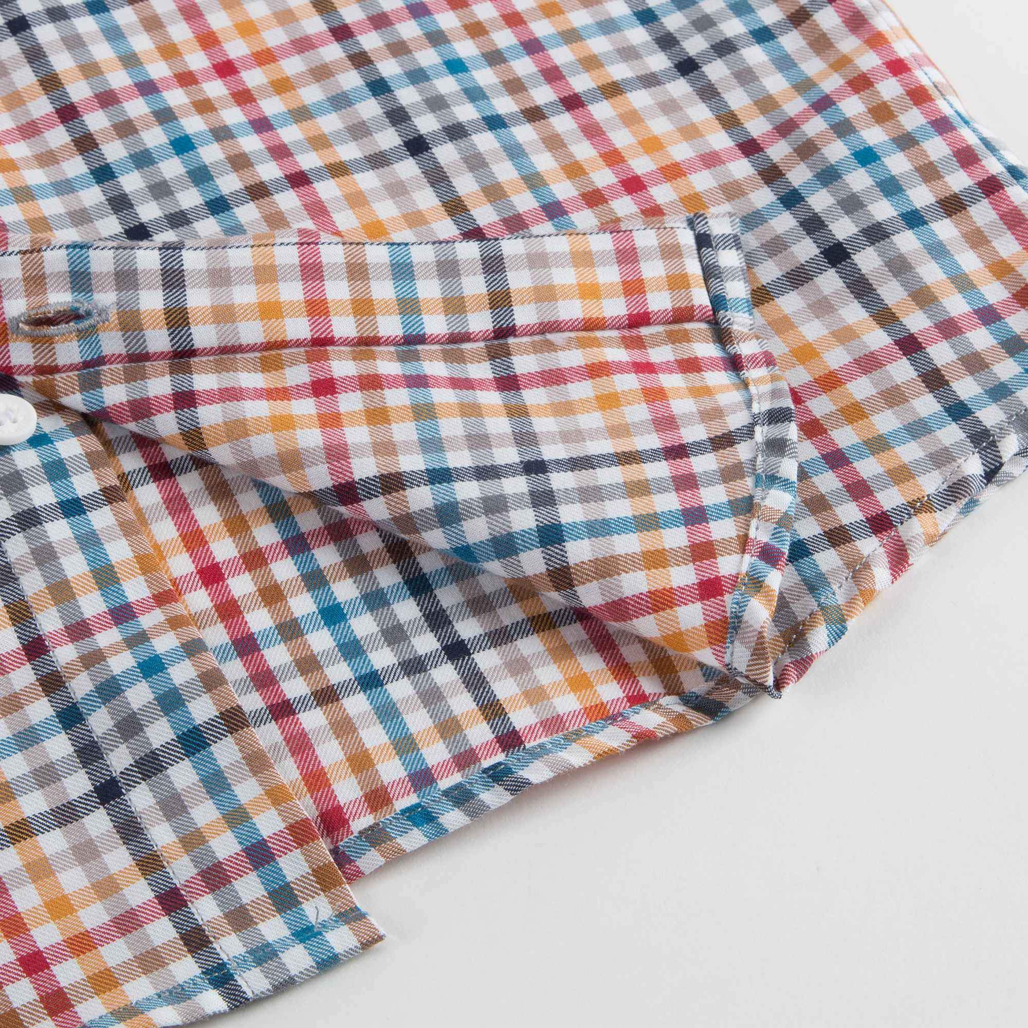 Boys Multicolour Check Polo Shirt