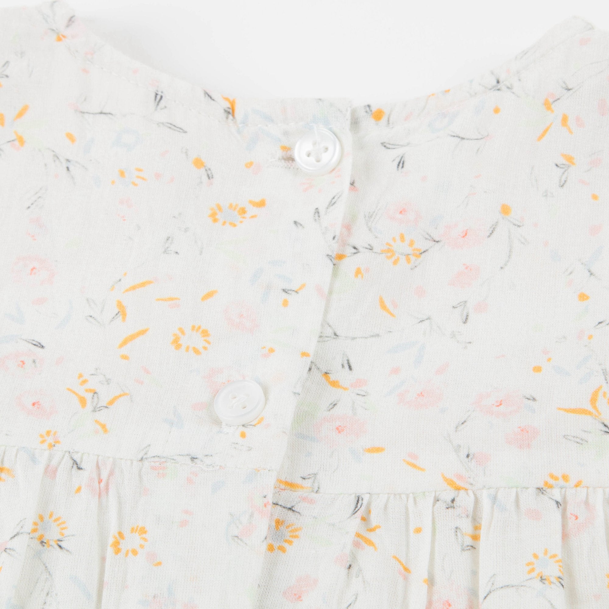 Baby Girls Multicolor  "Cotton  Flowers"  Tunic