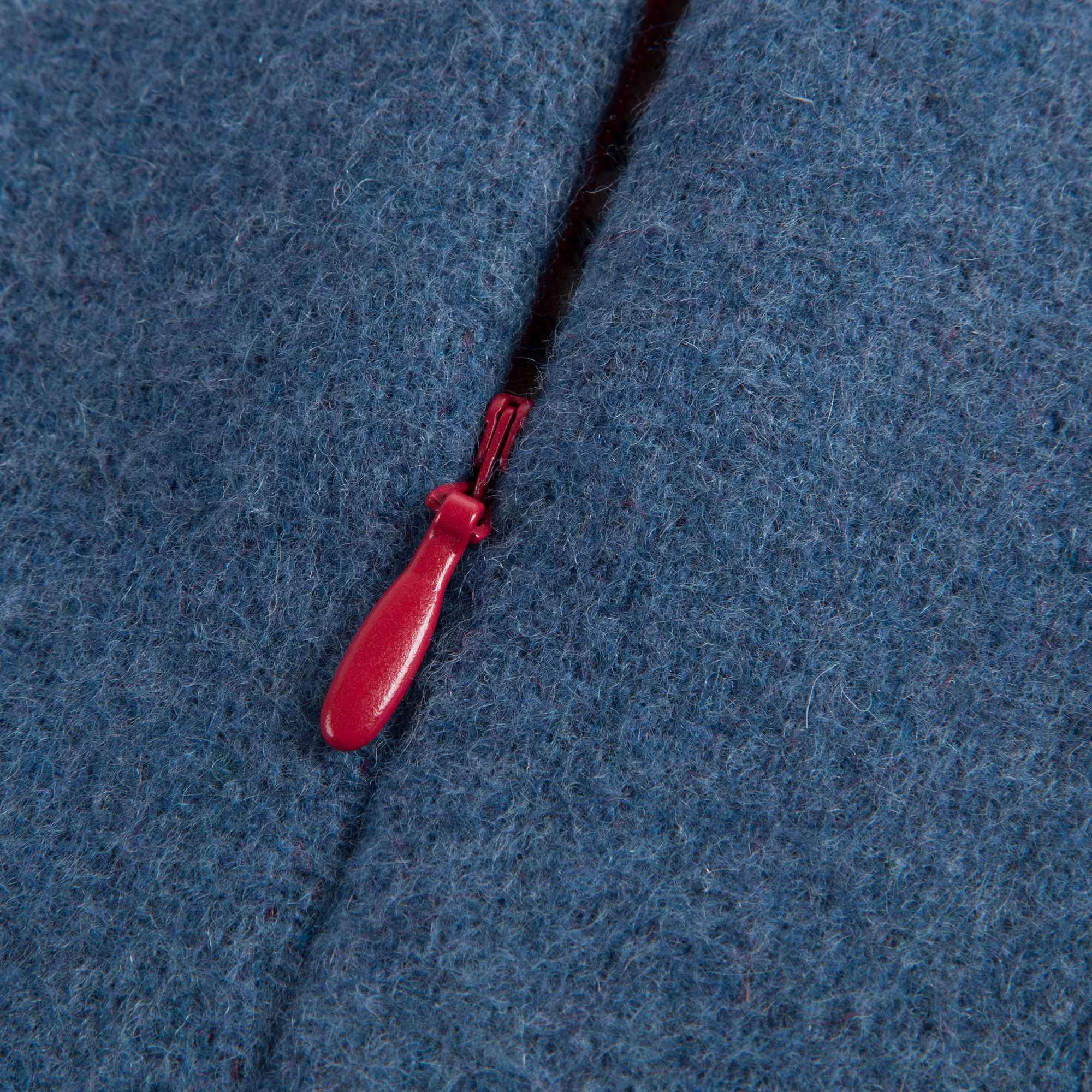 Girls Blue & Red Wool Dress