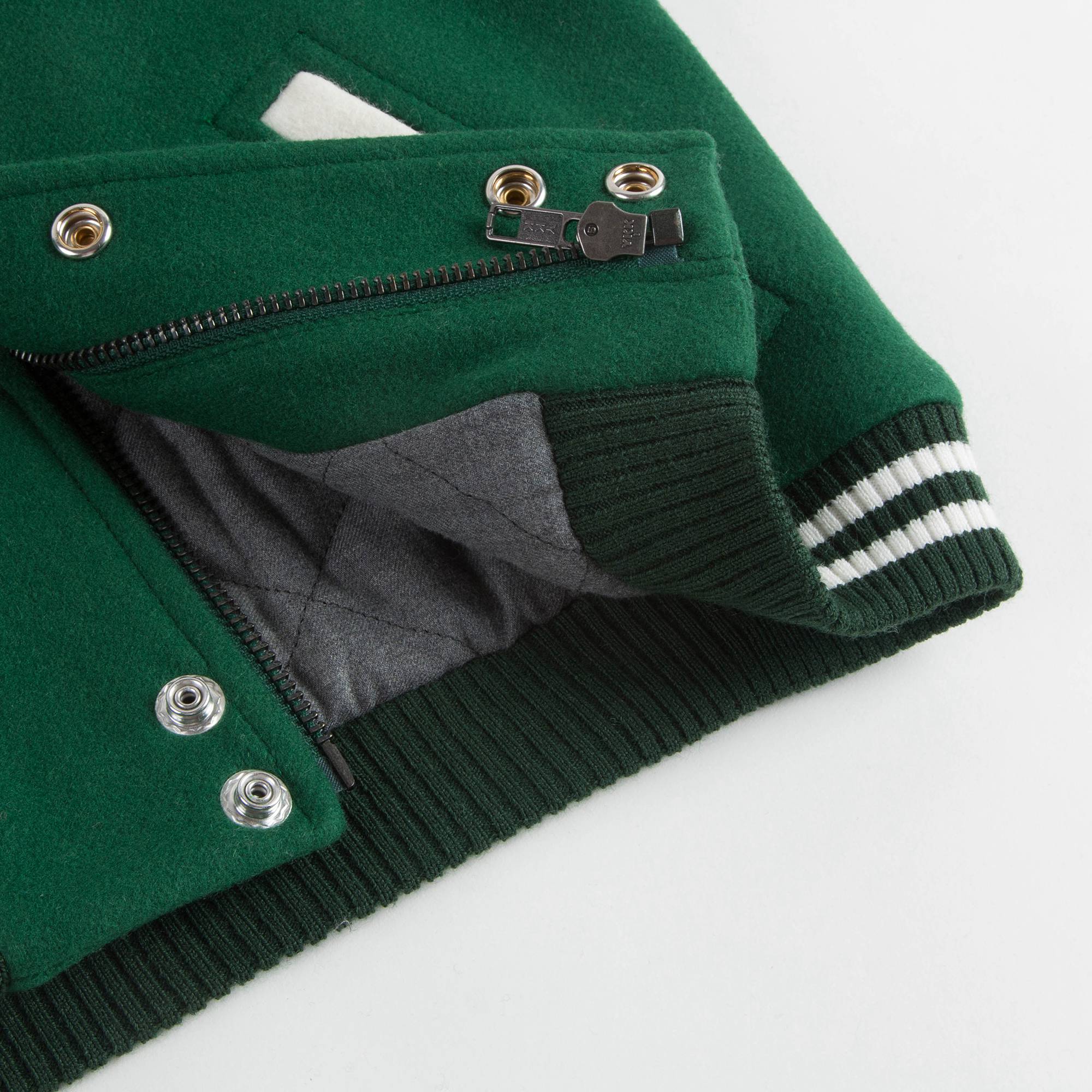 女童墨绿色外套