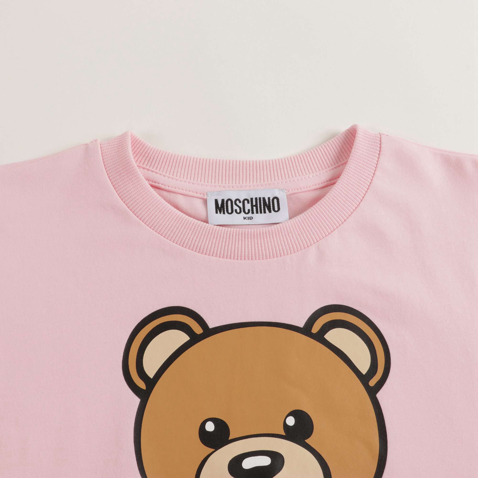 Girls Pink Teddy T-Shirt