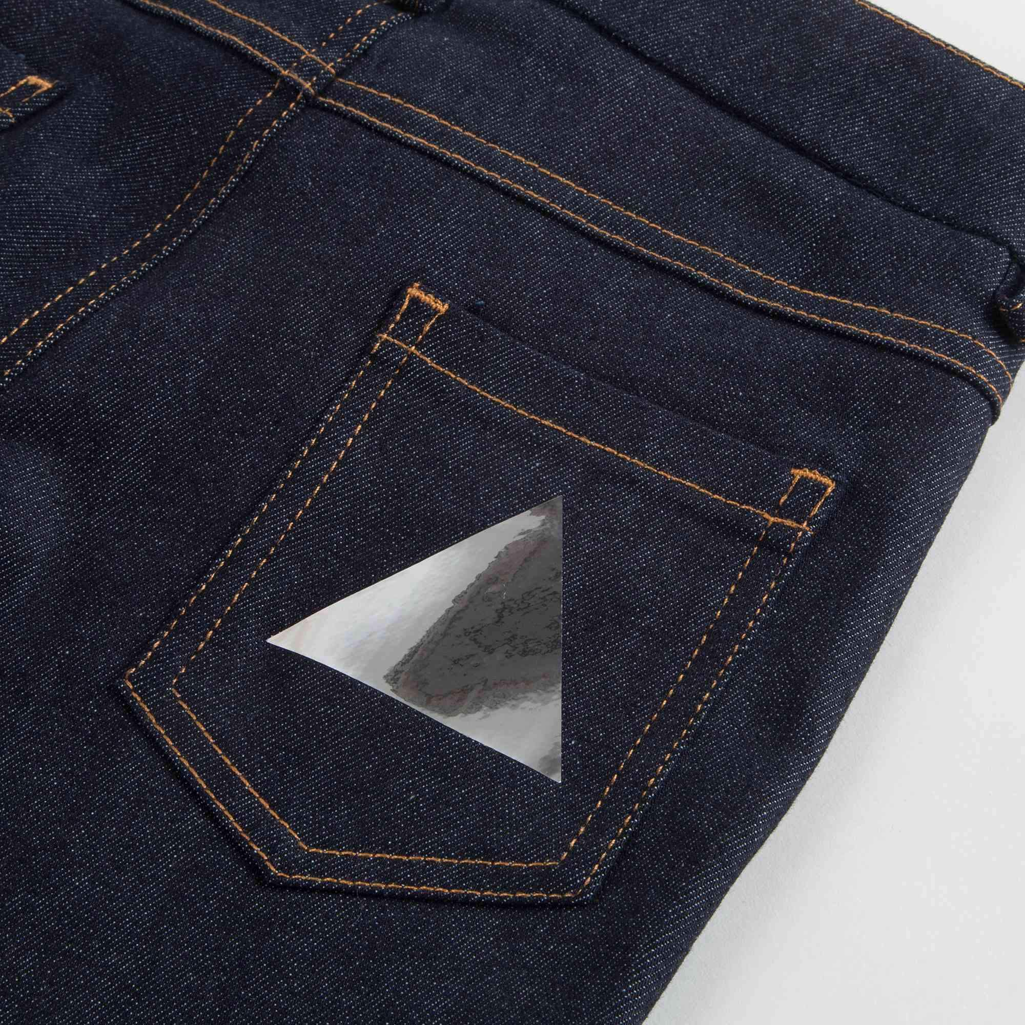 Boys Denim Black Trousers