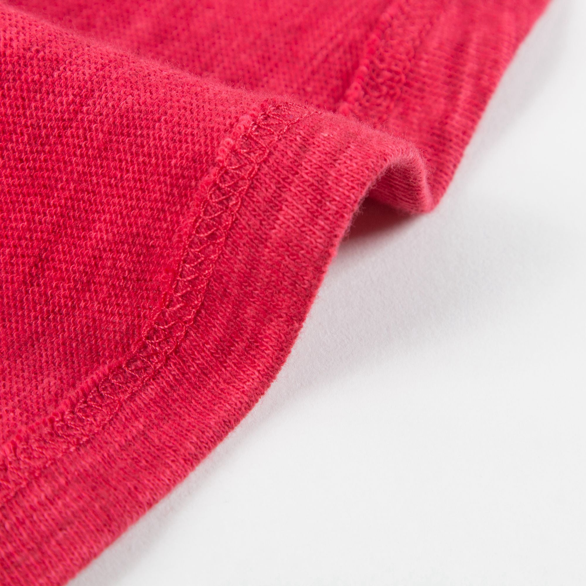 Girls Red Cotton Jersey Top