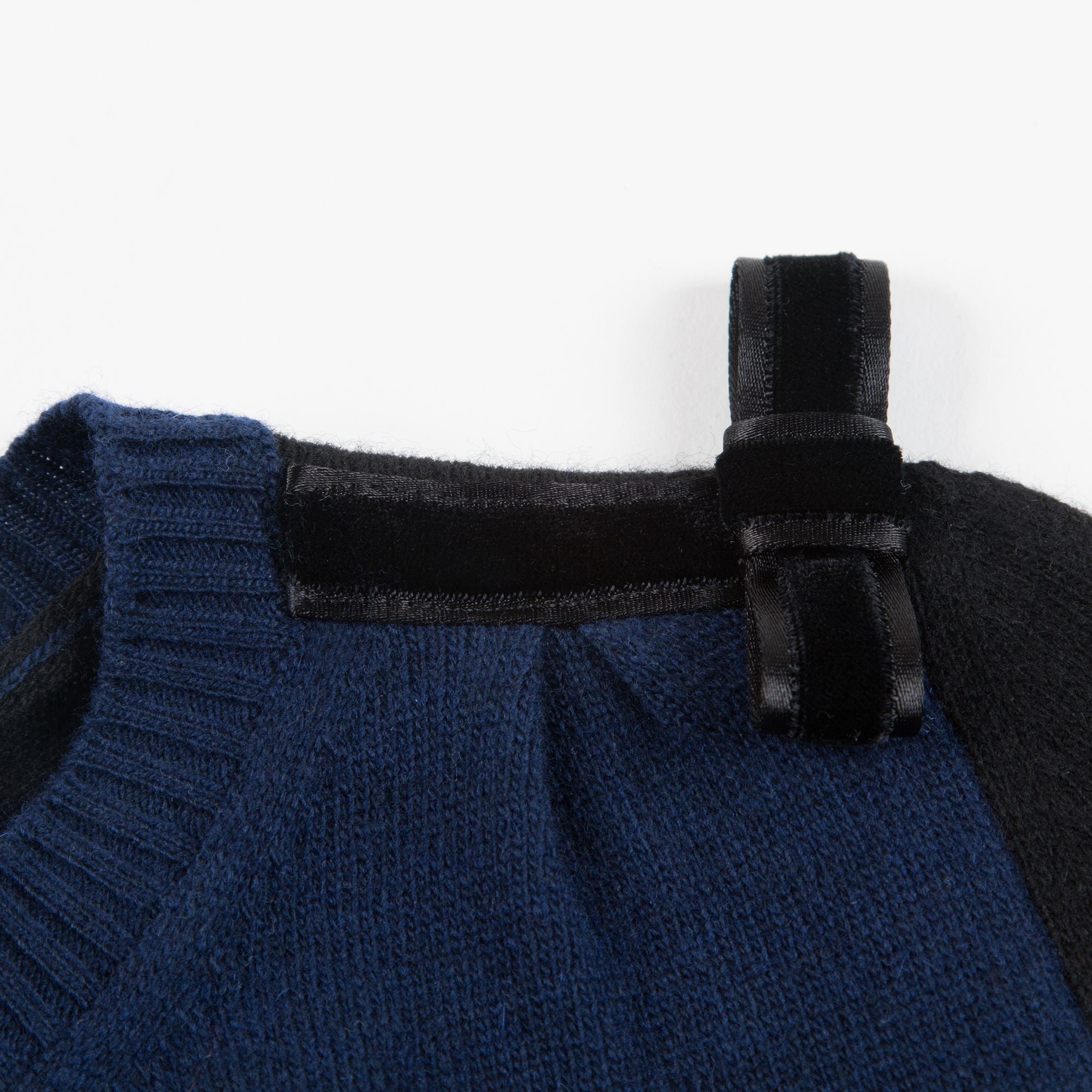 Girls  Blue  Bow  Tie  Cardigan