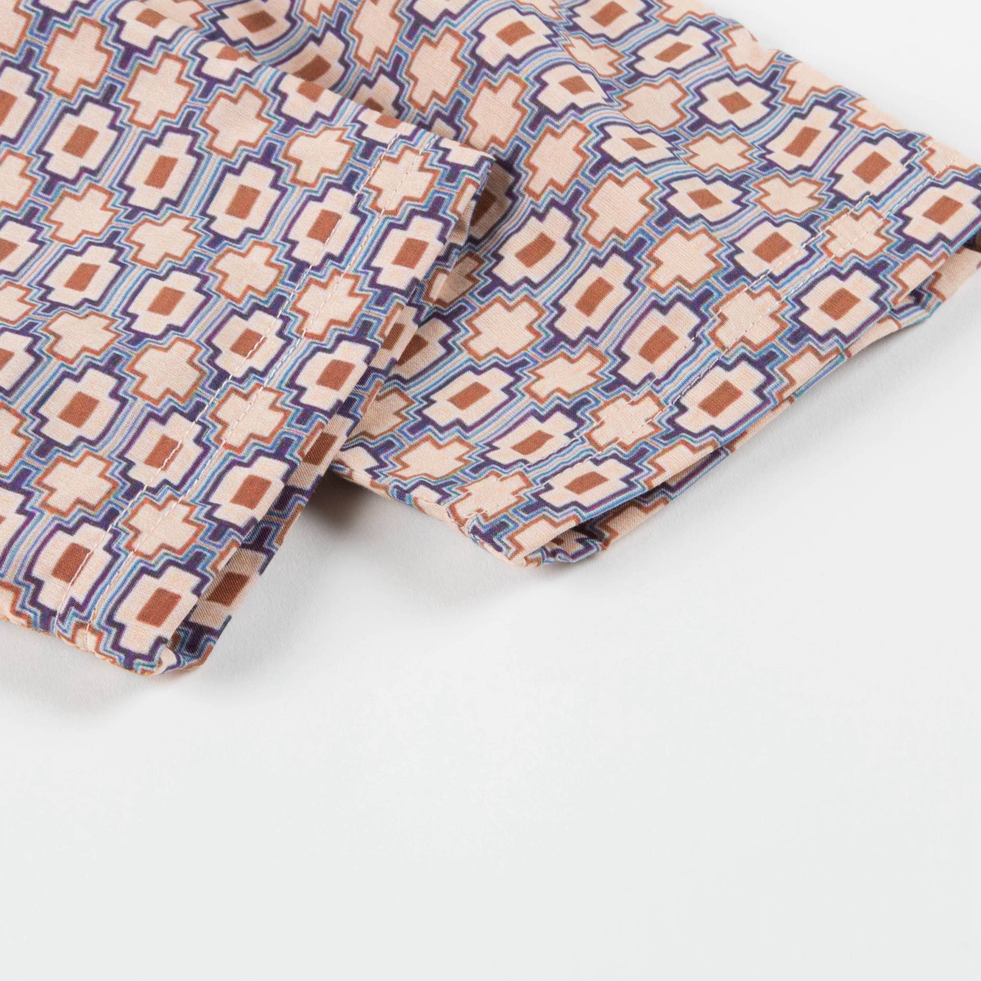 Baby Kaleido Blue Woven Trousers