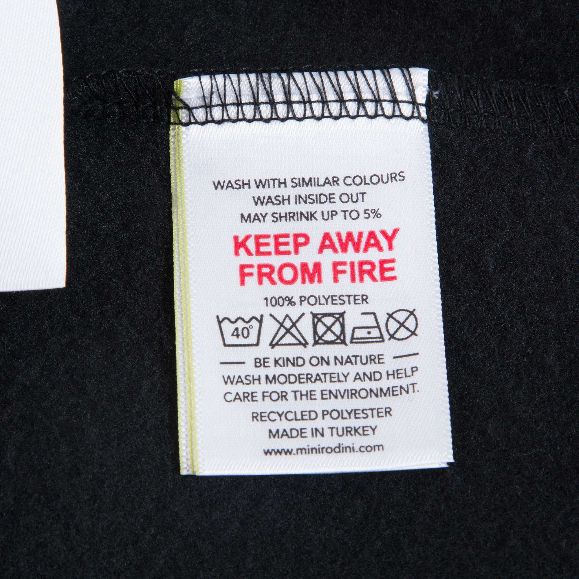 Boys & Girls Black Cotton Trousers