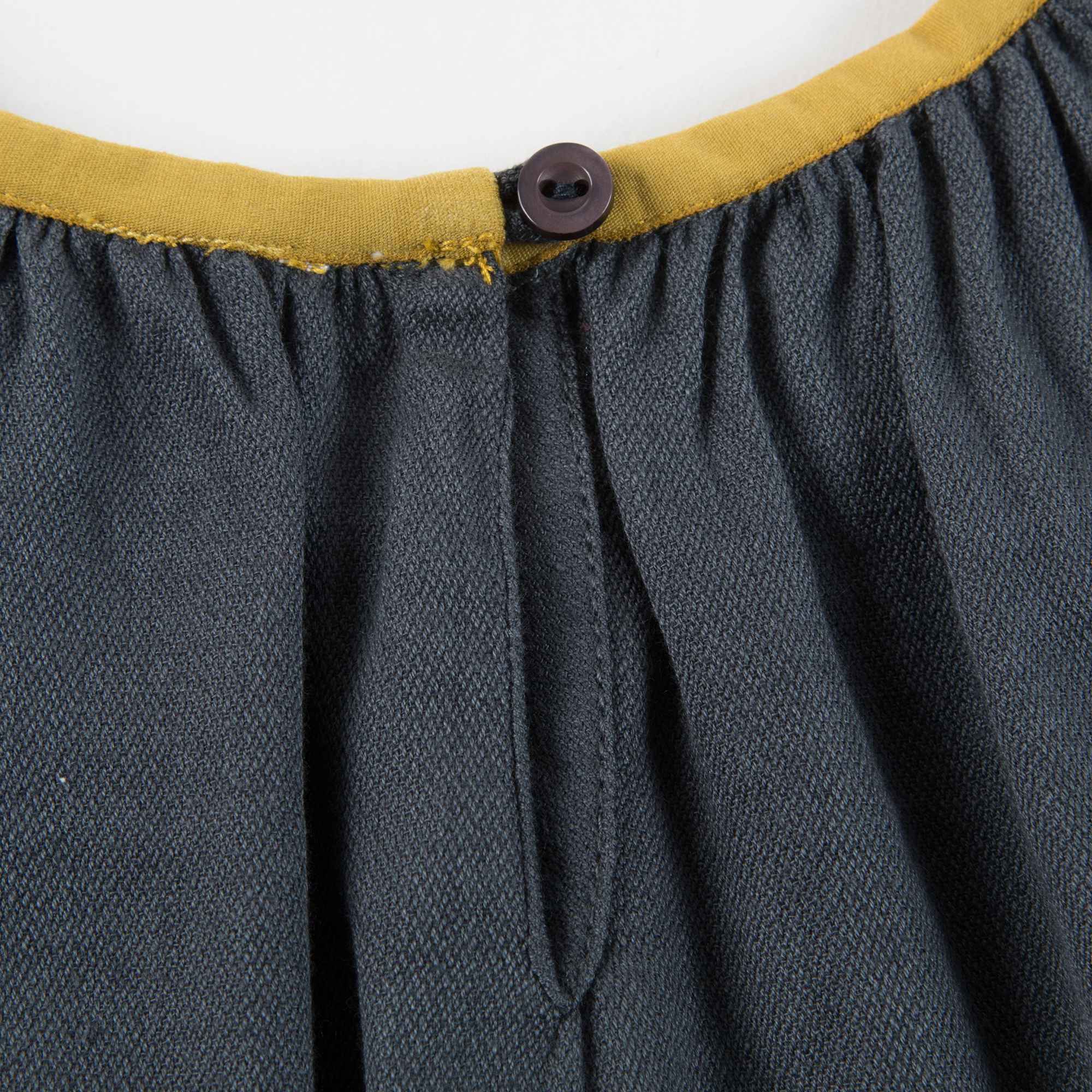Baby Girls Black Embroidered Dress