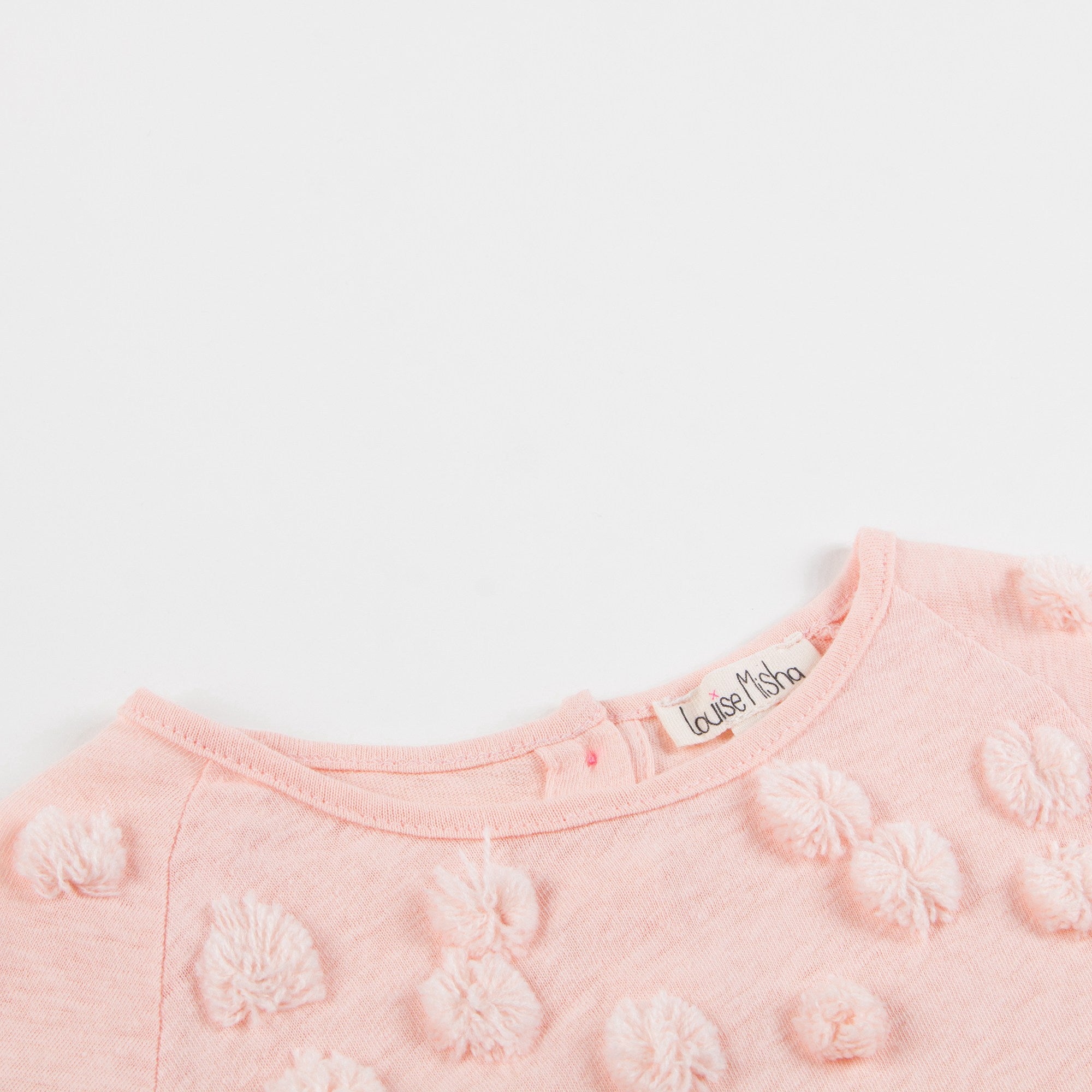 Girls Pink  Cotton T-shirt