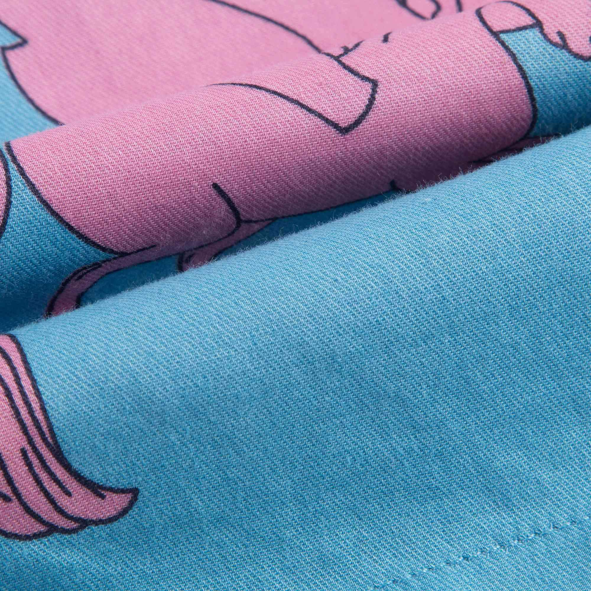 Girls Blue Cotton Blouse