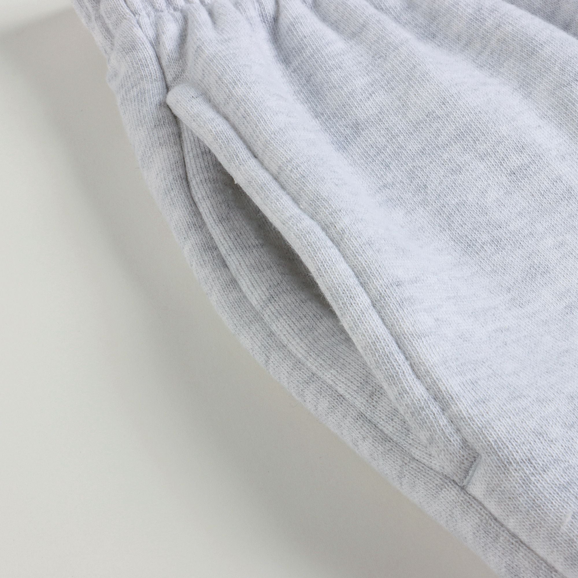 Girls Grey Logo Cotton Shorts