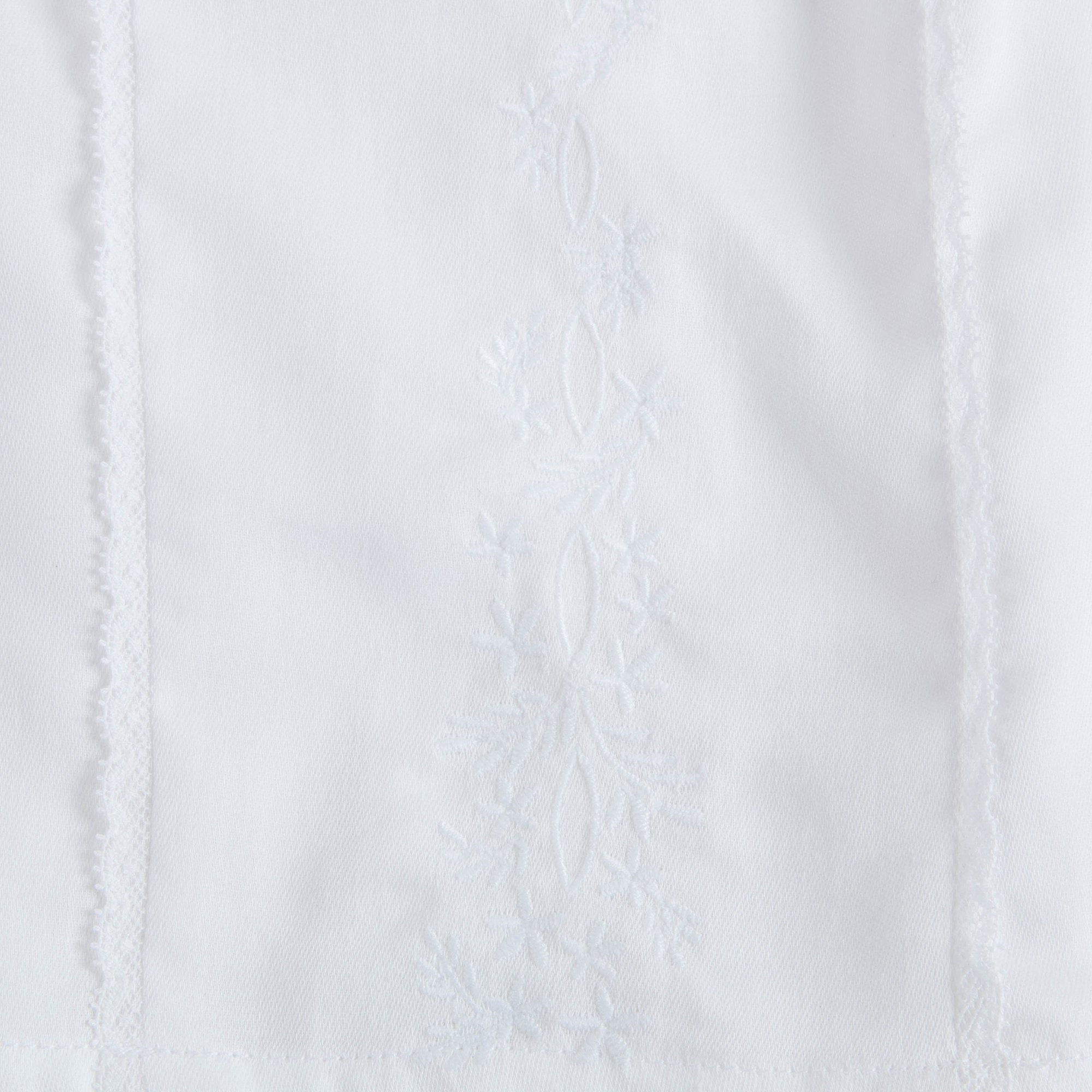Baby Girls White Cotton Blouse