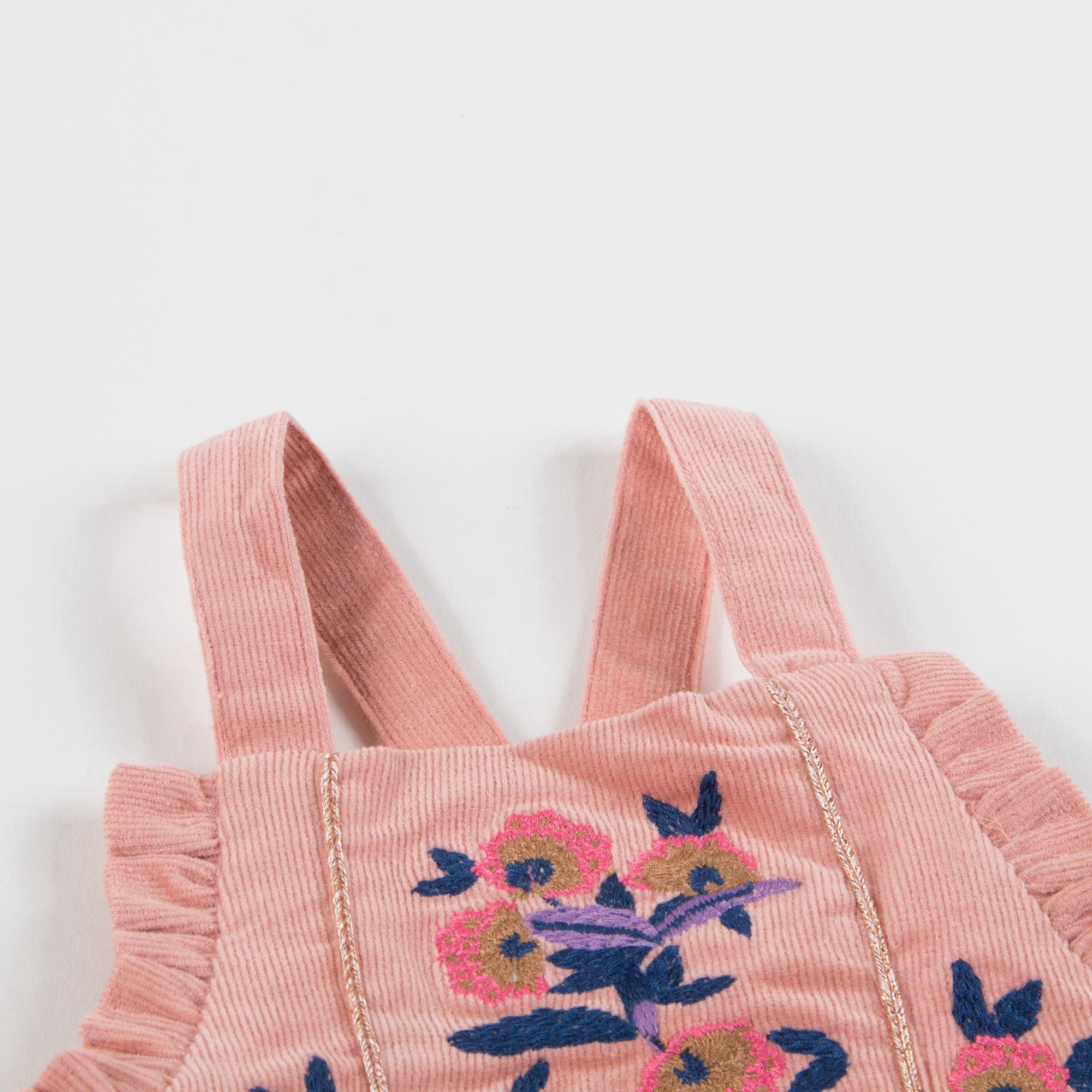 Baby Pink  Cotton Overalls