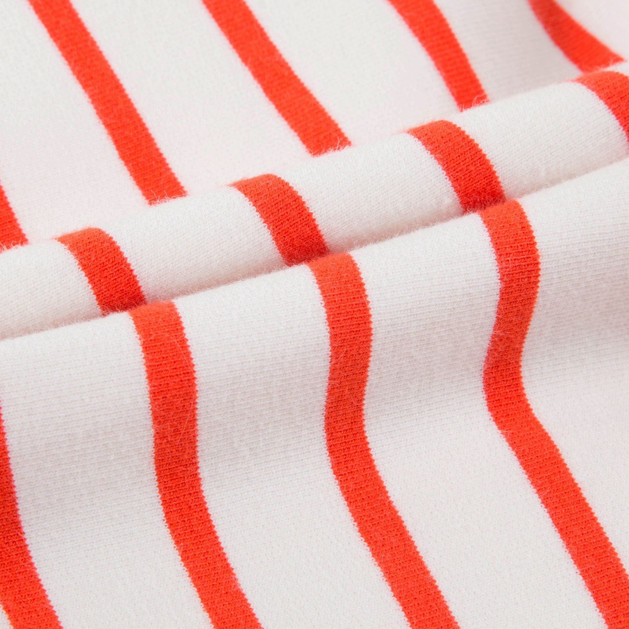 Girls Off White & Carmine Small Stripes Shorts
