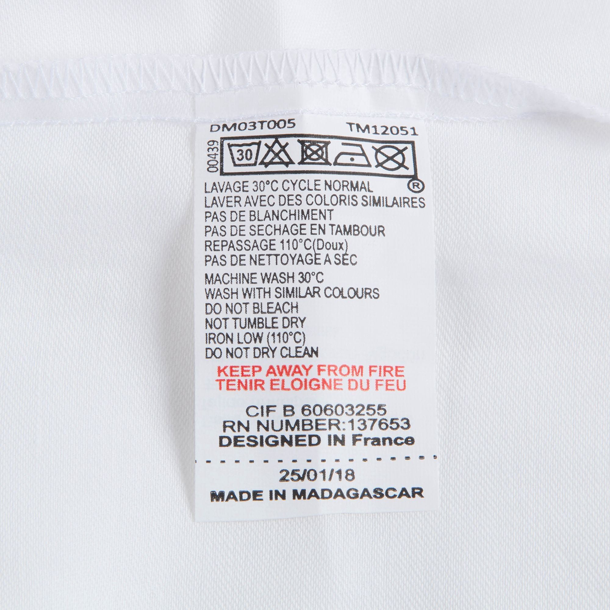 Baby Girls White Cotton Blouse