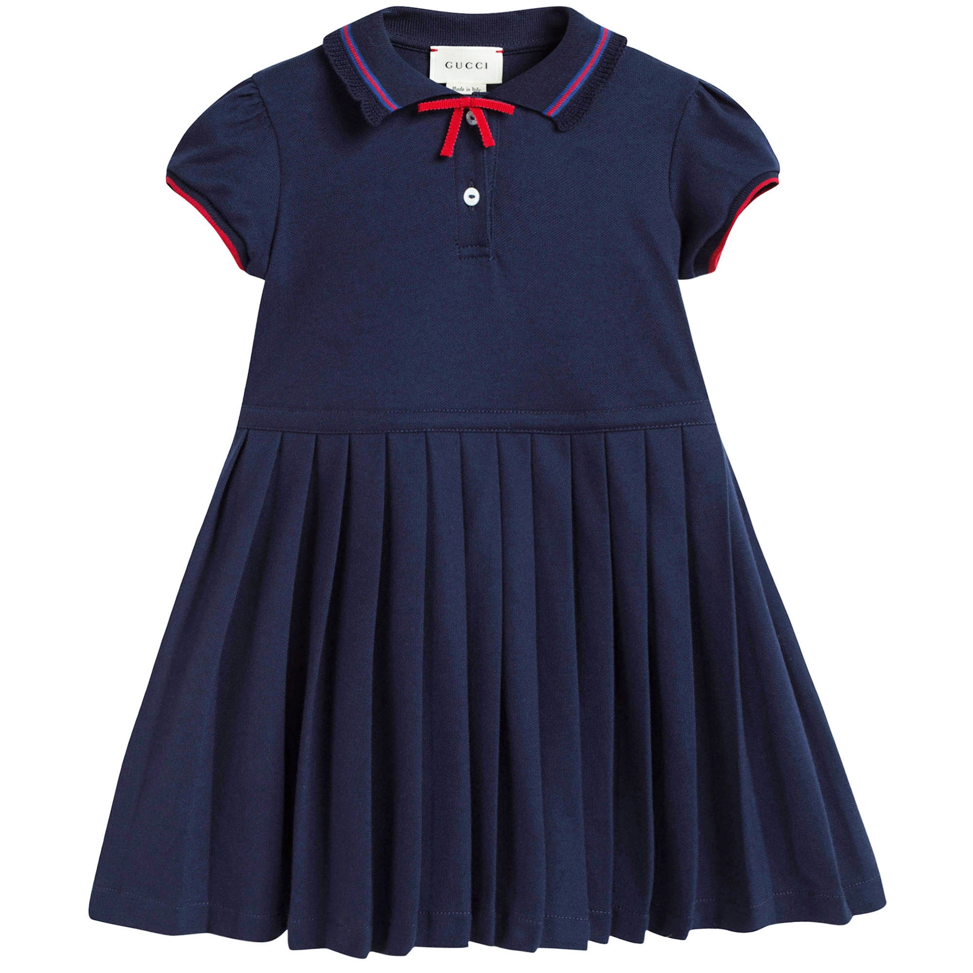 Baby Girls Navy Blue Polo Dress