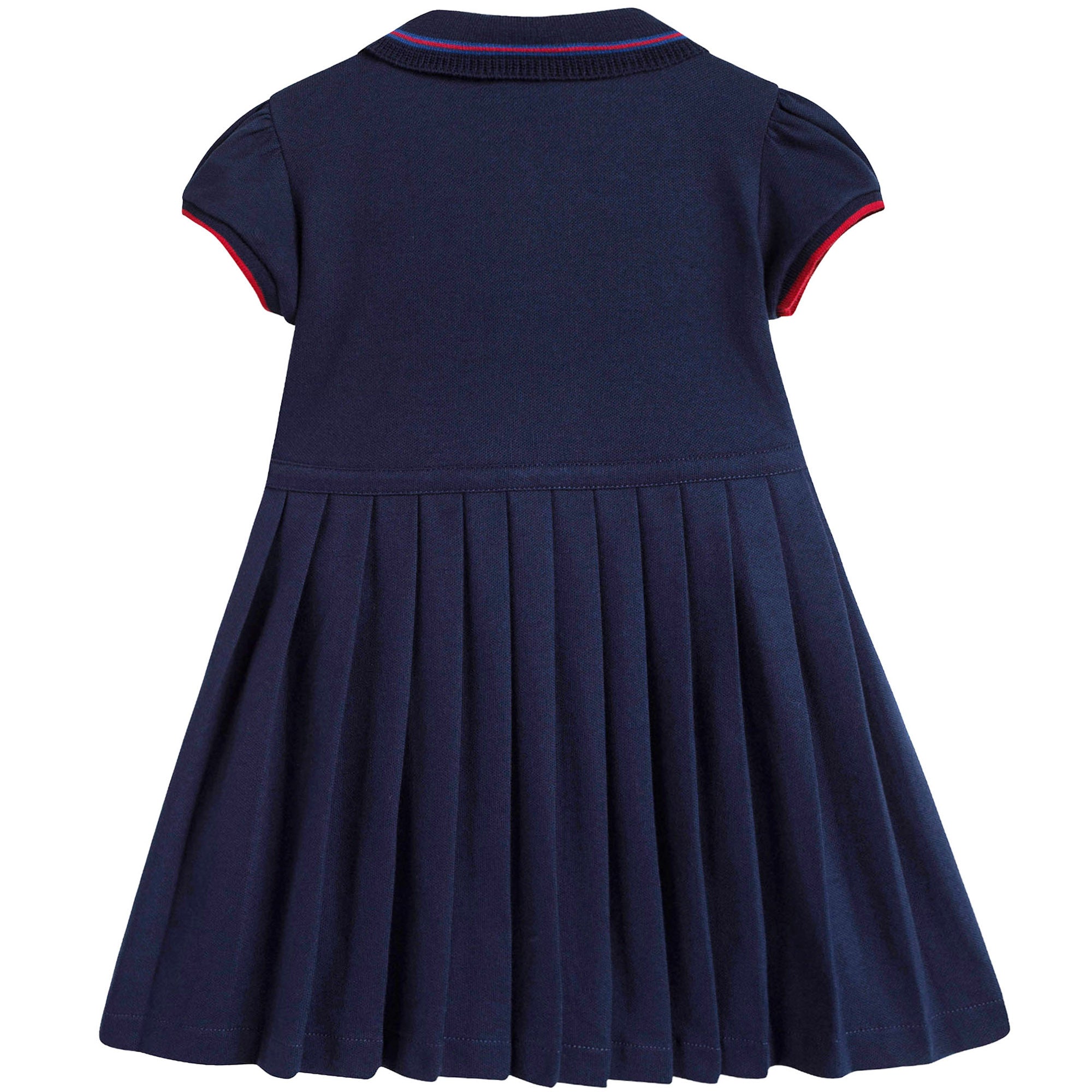 Baby Girls Navy Blue Polo Dress