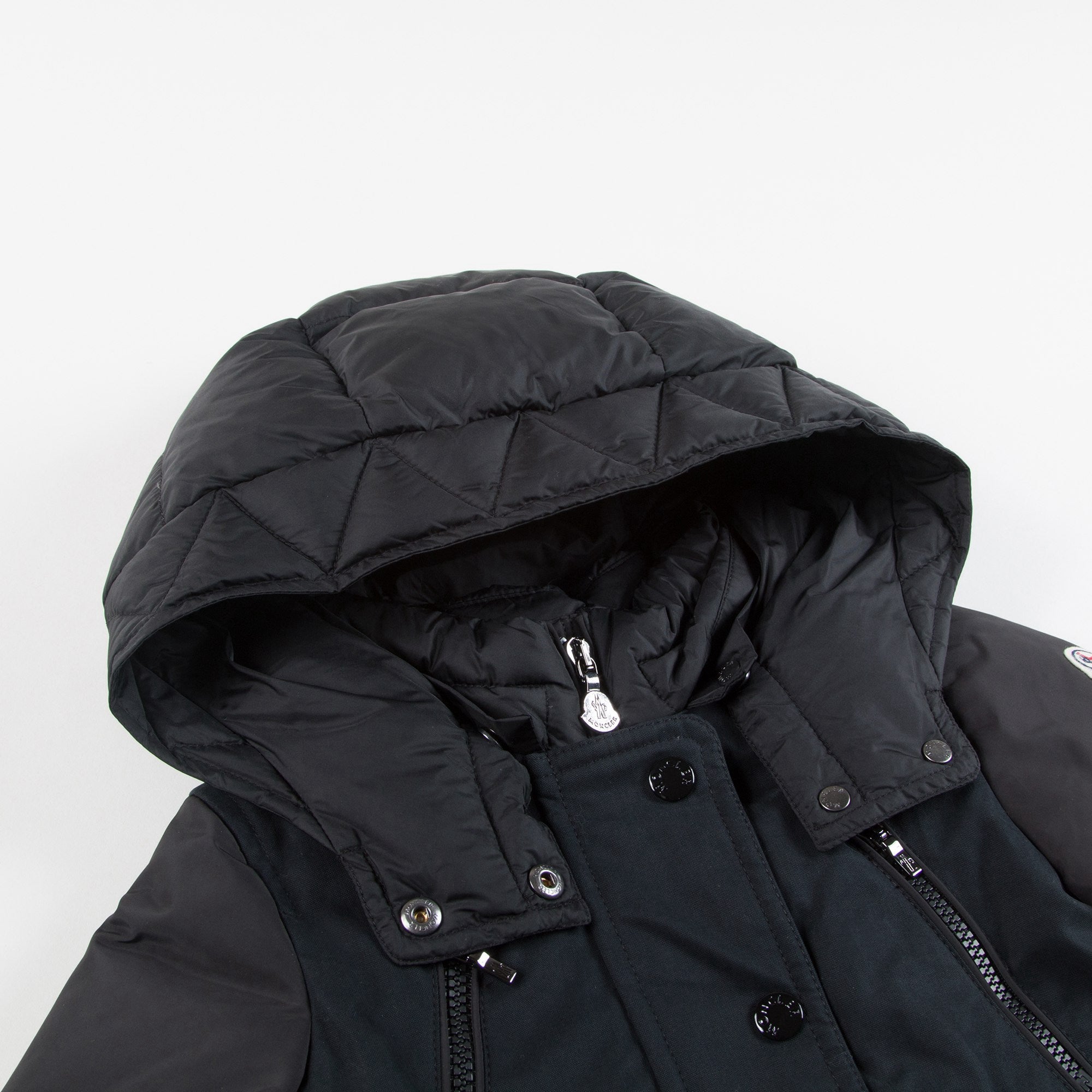 Girls  Black  "Cordial  Giubbotto"  Coat