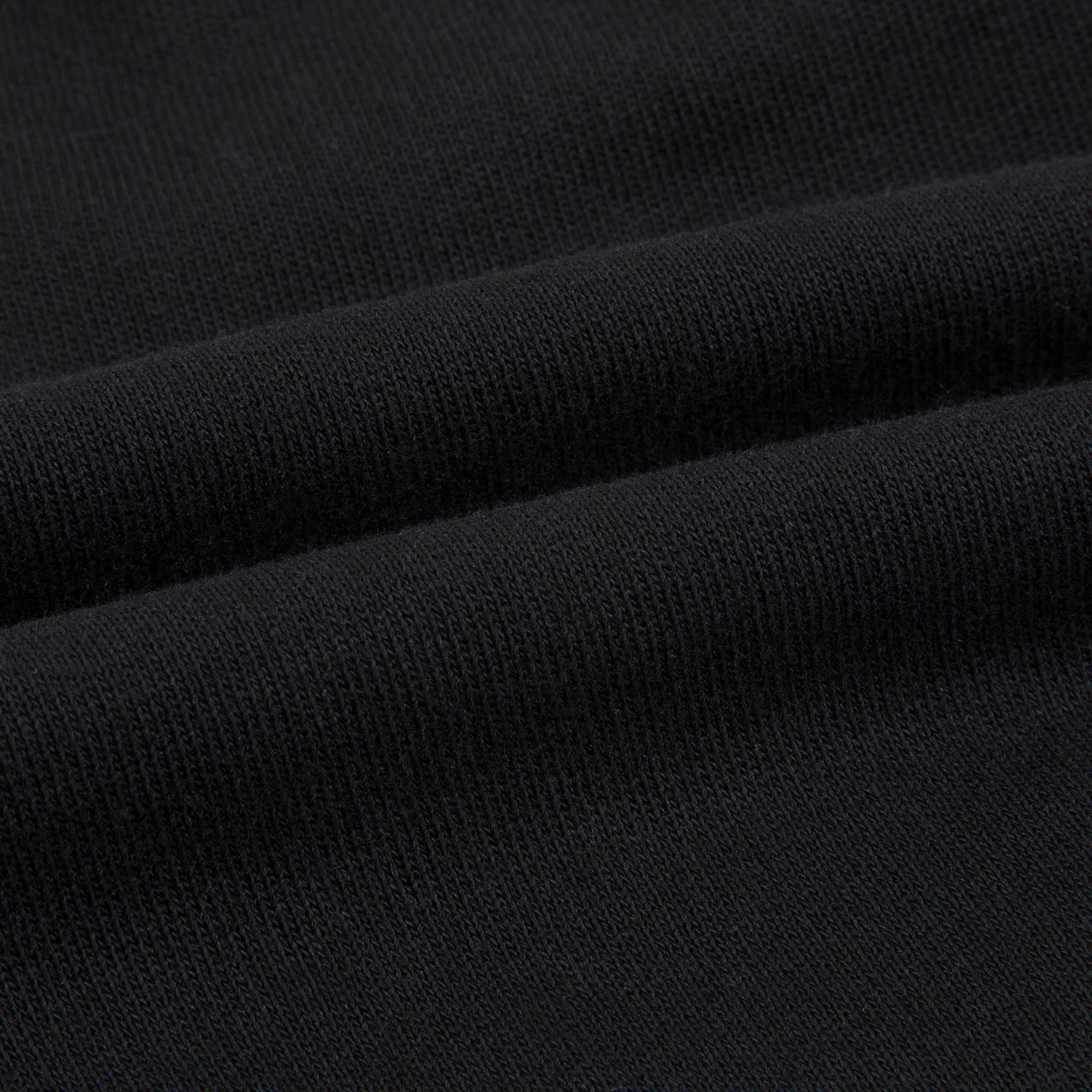 Girls Black Logo Cotton Fleece Skirt