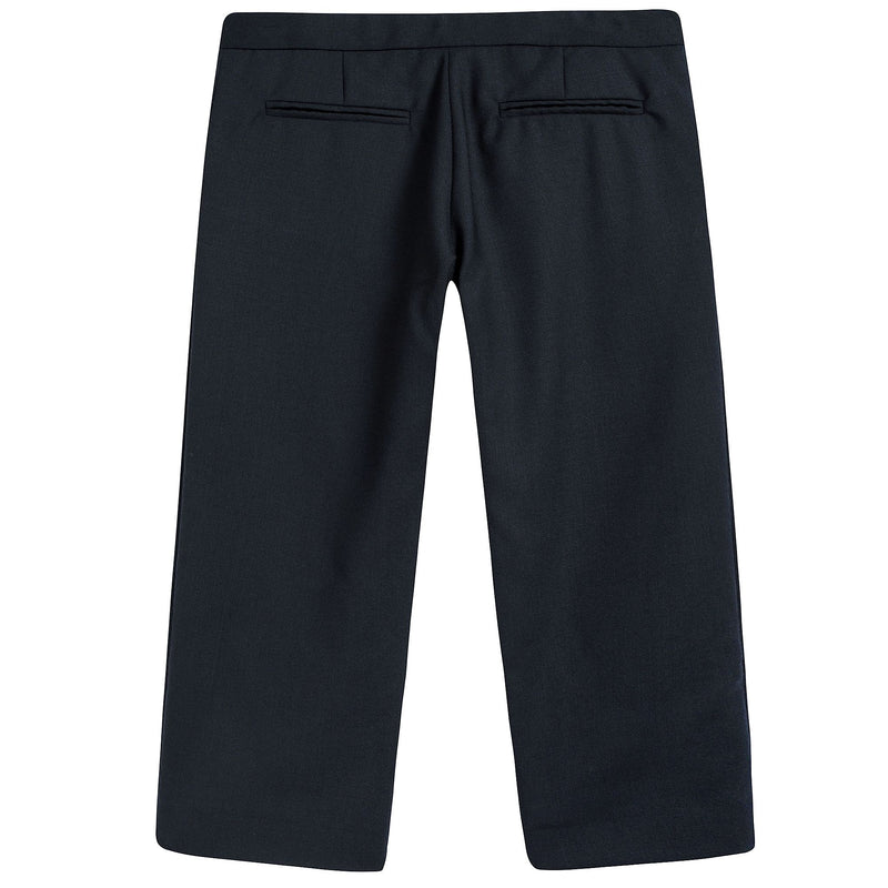 Girls Navy Blue Wool Trouser