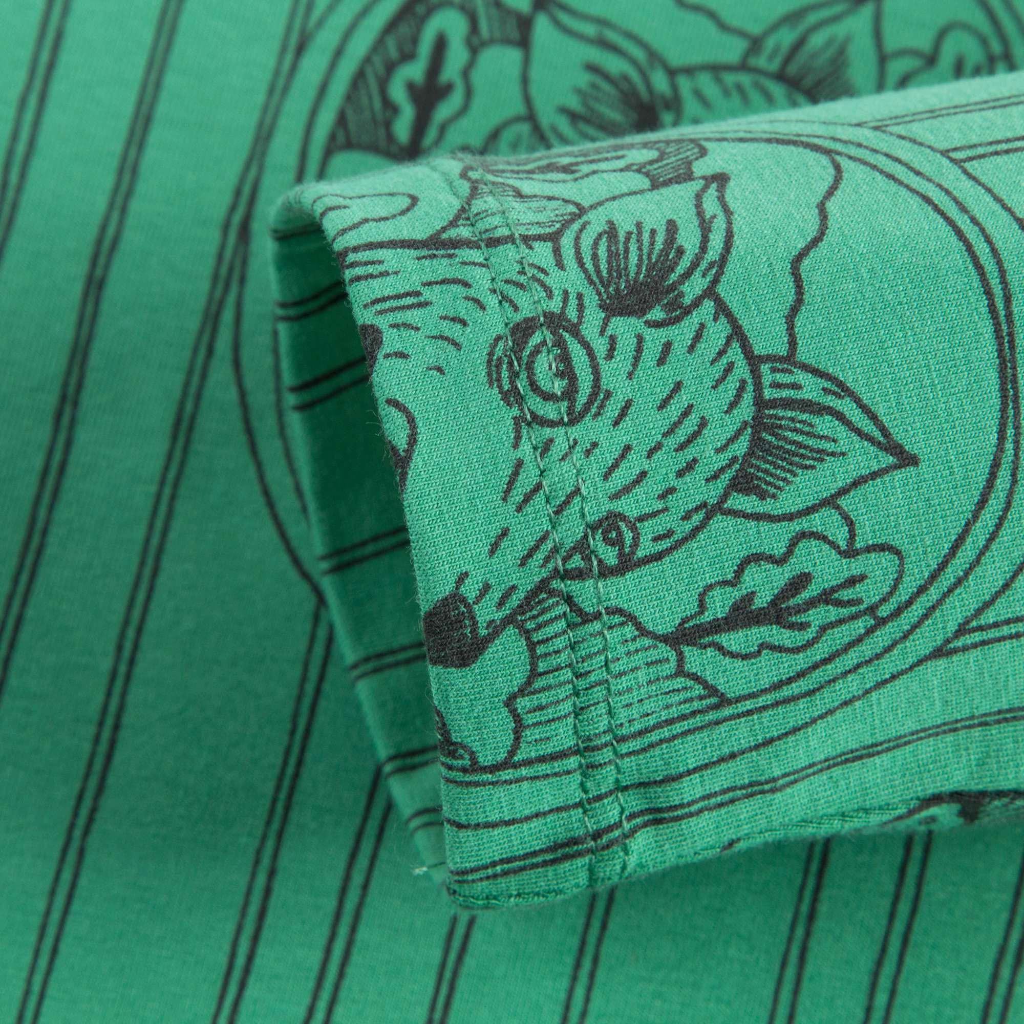 Girls Green Fox Family Dress