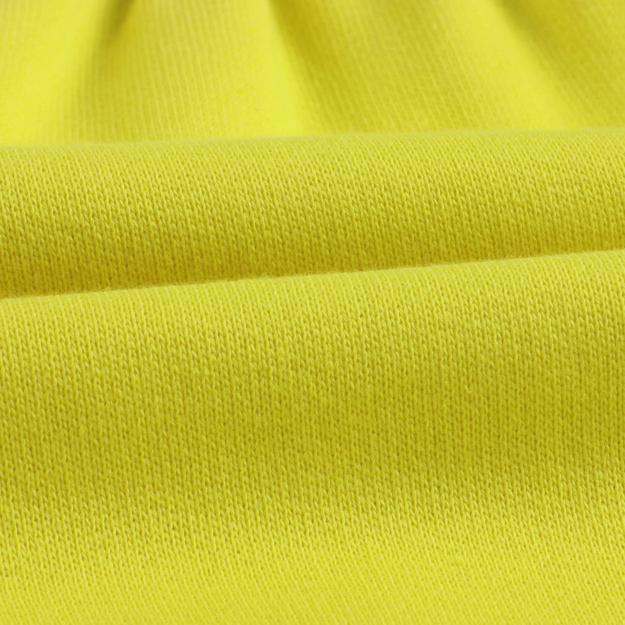 Girls Yellow Logo Cotton Shorts