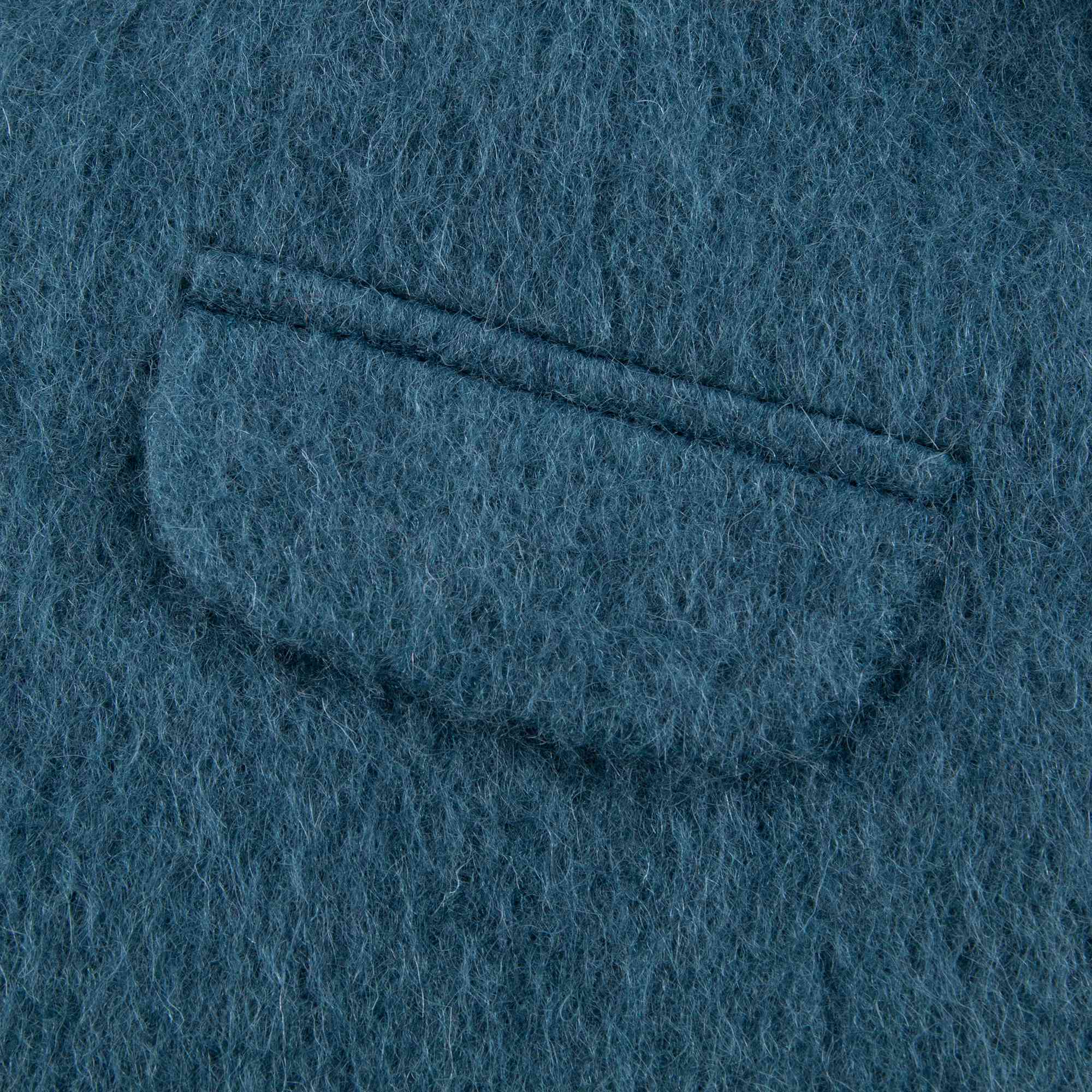 Girls Blue Wool Coat