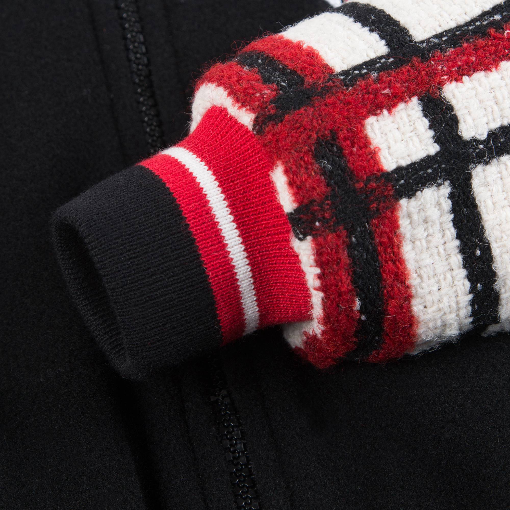 Girls  Black  Tartan Wool Jacket