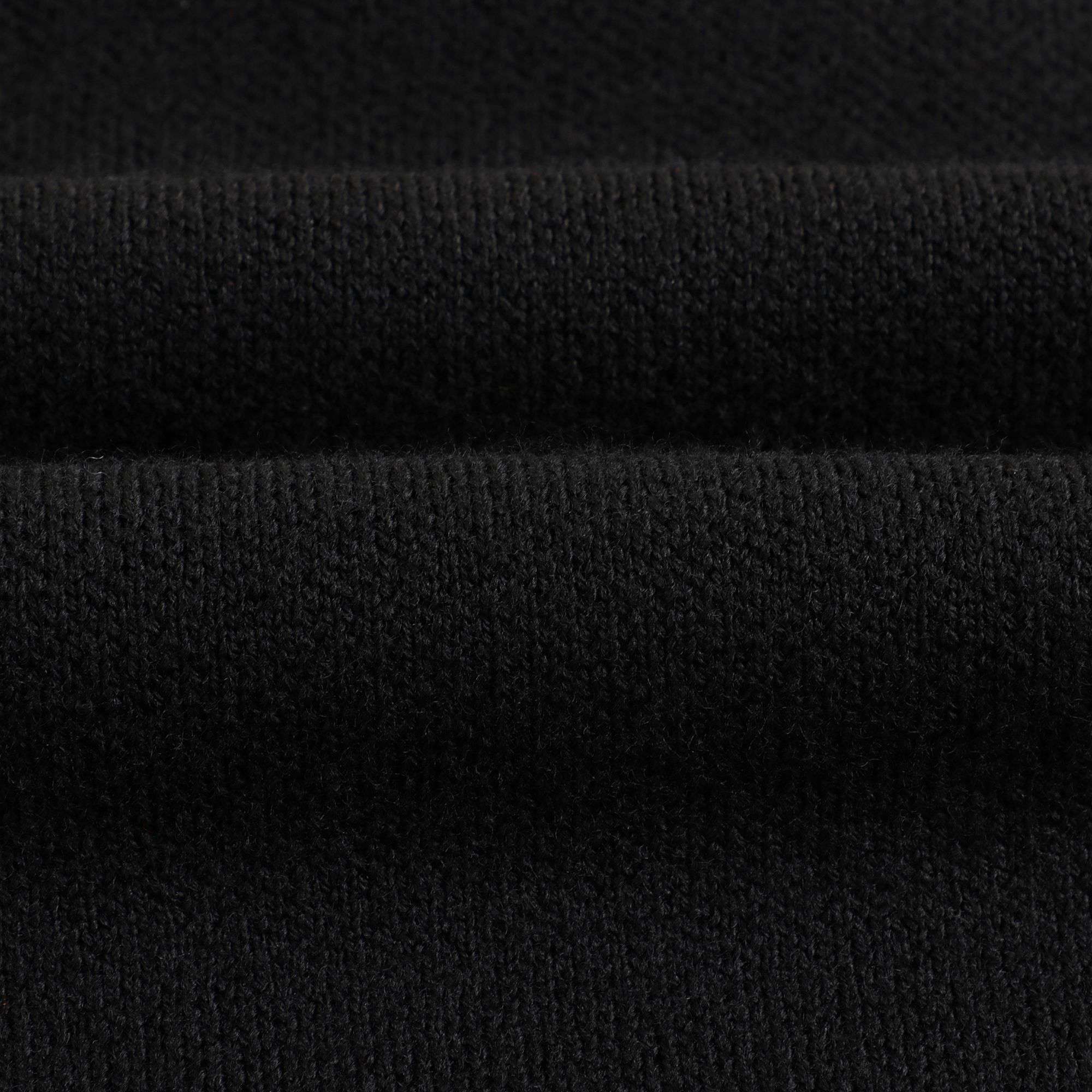Boys & Girls Black FF Vrigin Wool Sweater
