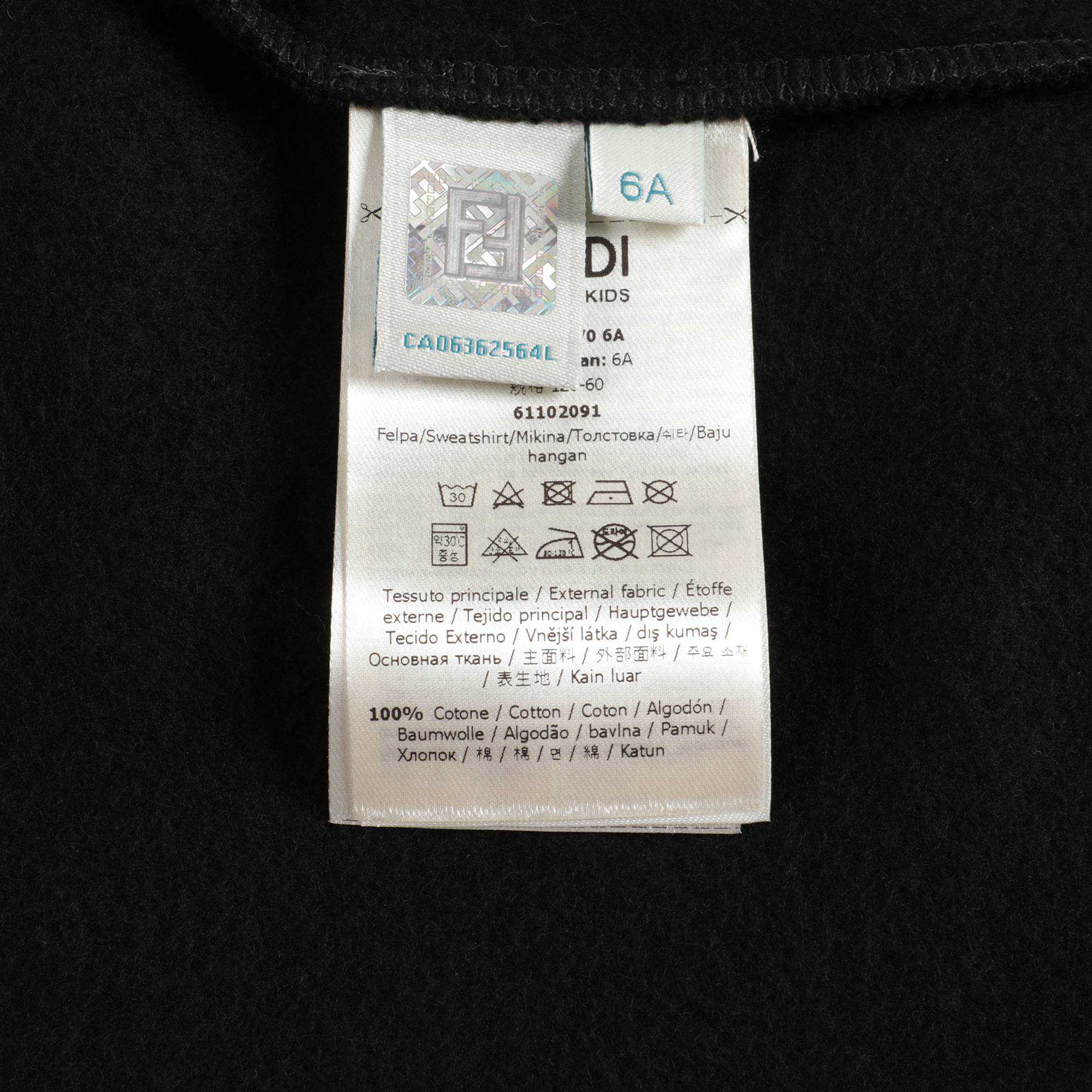 Boys & Girls Black FF Sweatshirt