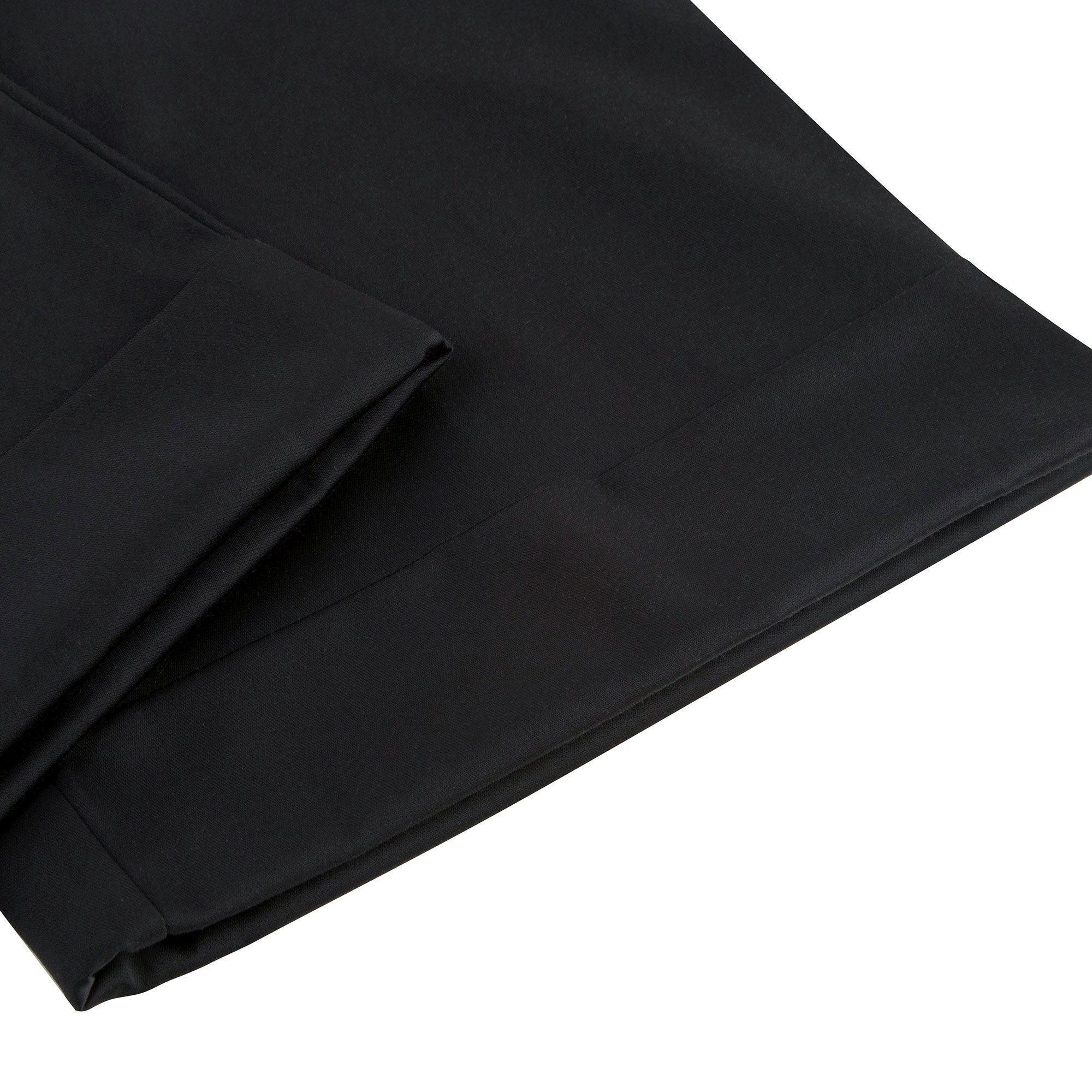 Girls Black Trousers With White Trim