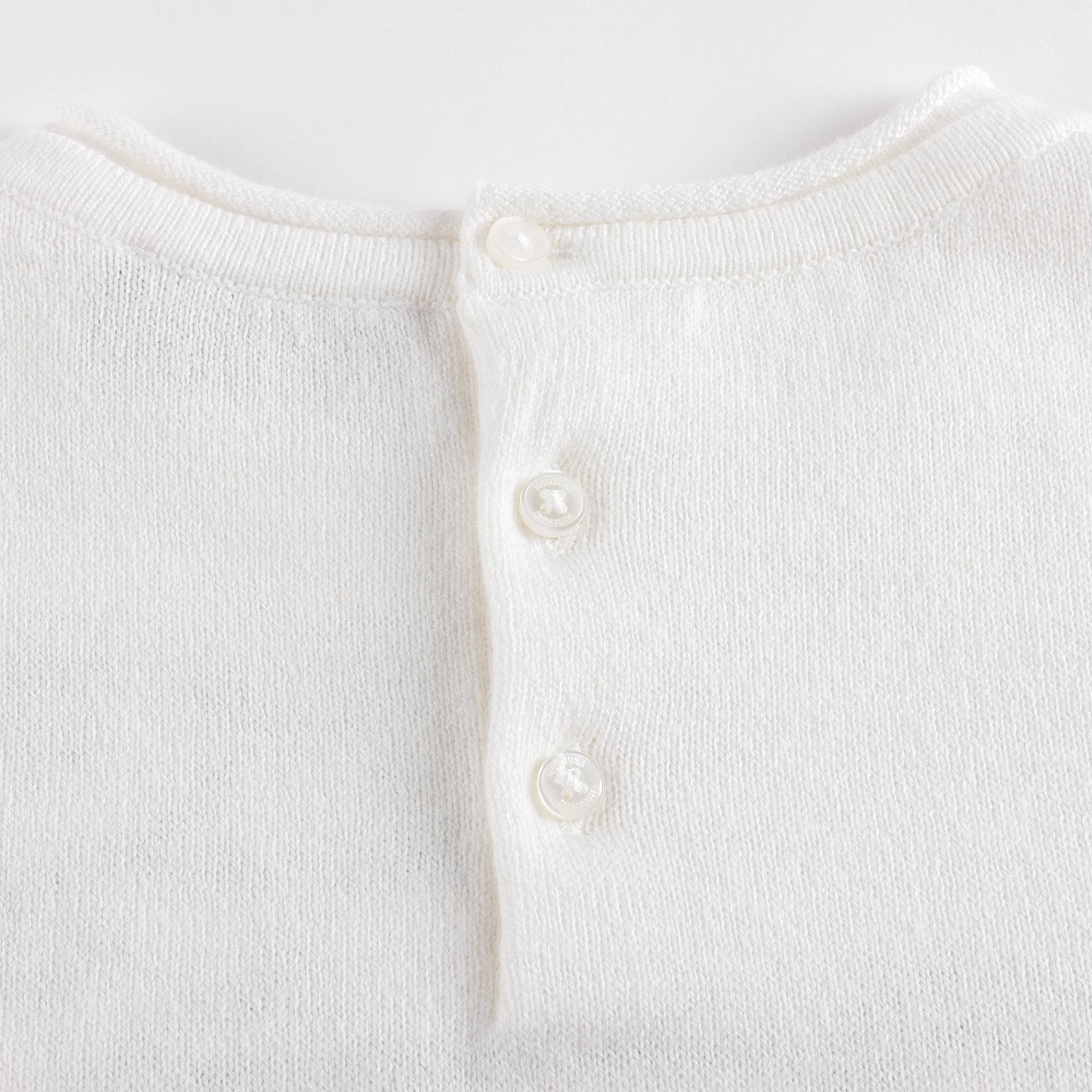 Baby Girls White Logo Dress
