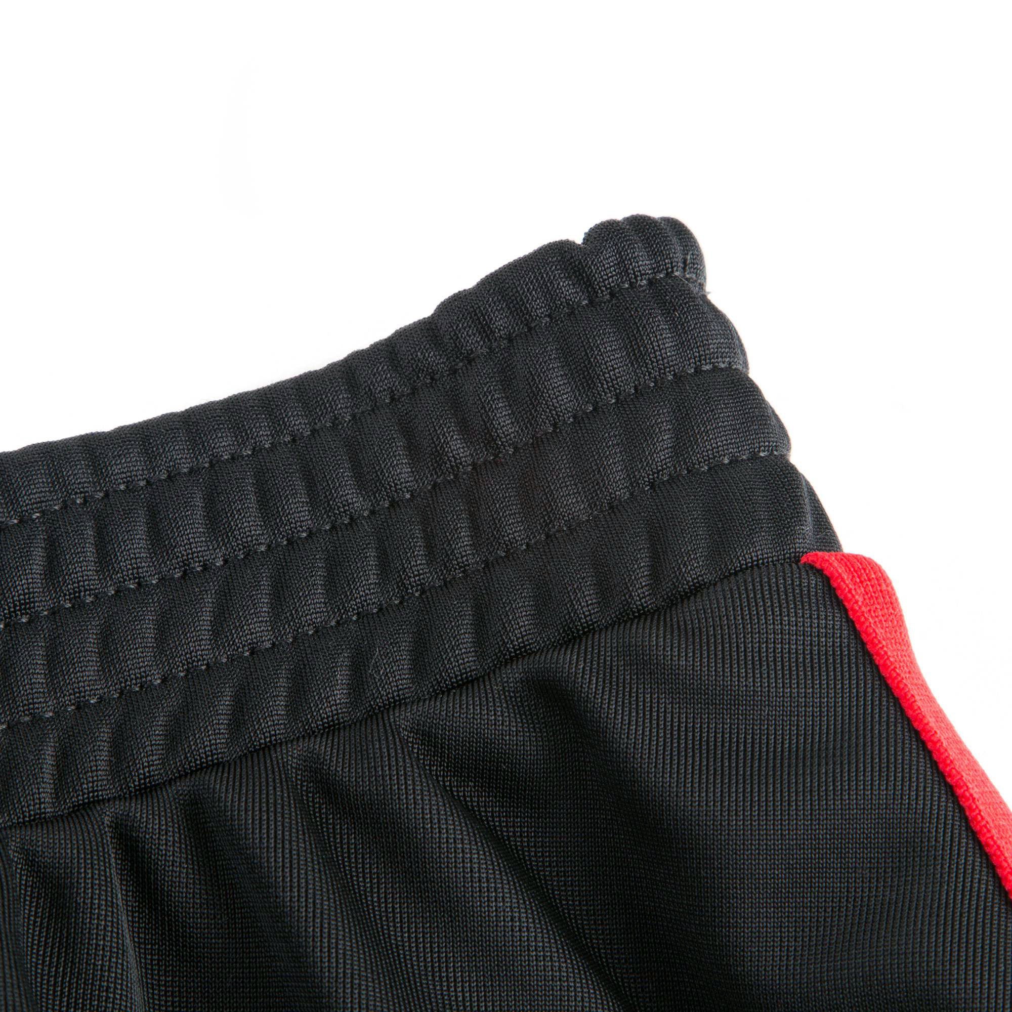 Girls Black Jersey Skirt With Red Trim