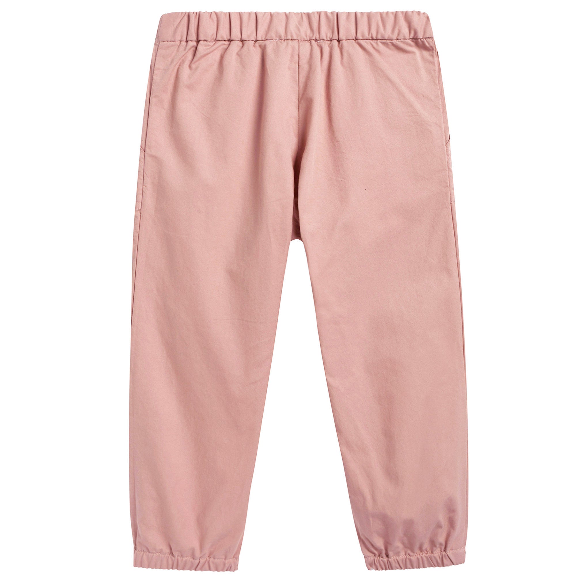 女大童藕荷色收口长裤